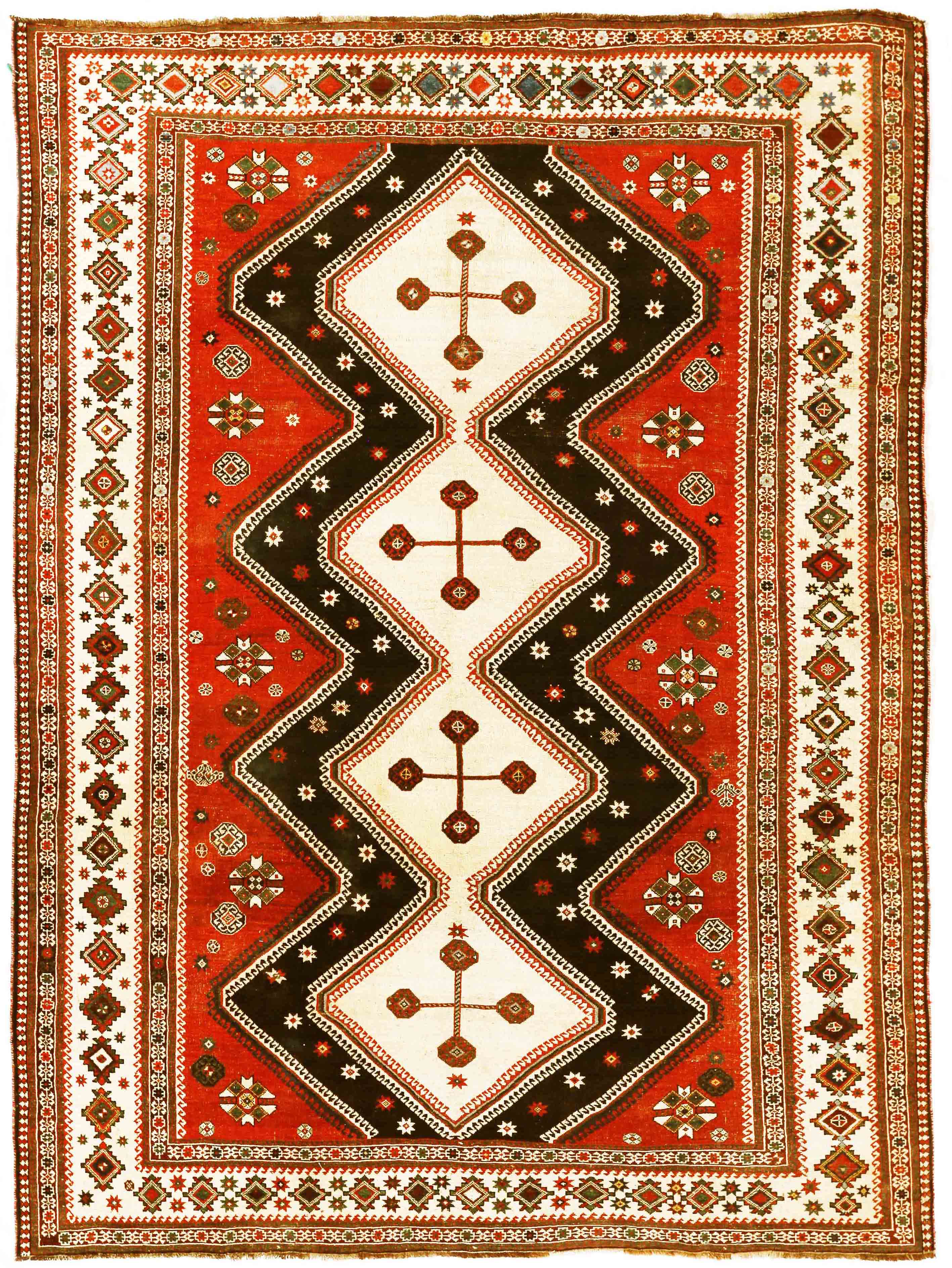 Thumbnail 2 for Antique Persian Shiraz Traditional Rug 70469