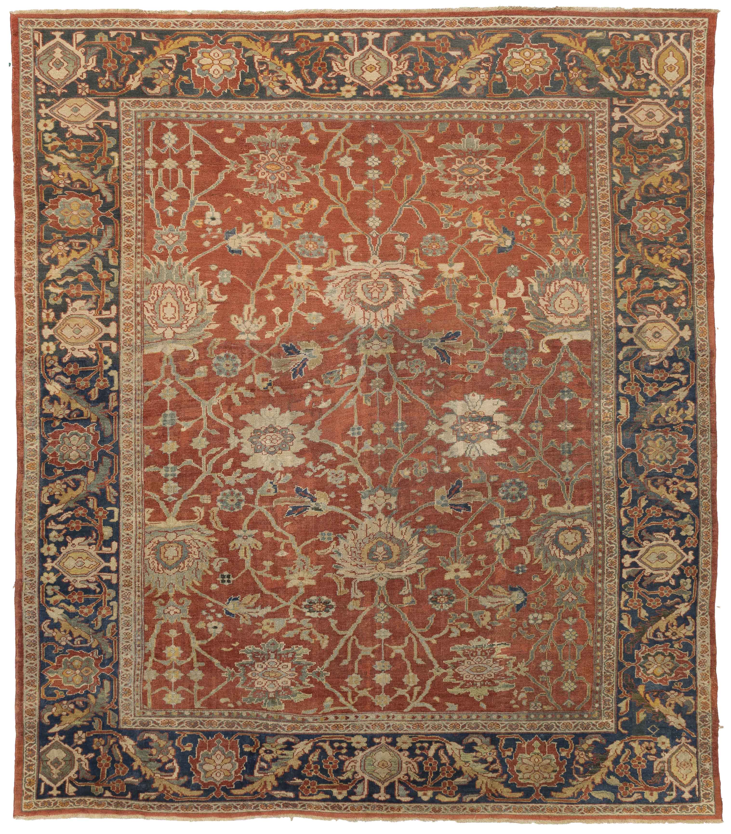 Thumbnail 13 for Antique Persian Sultanabad Traditional Rug 10664