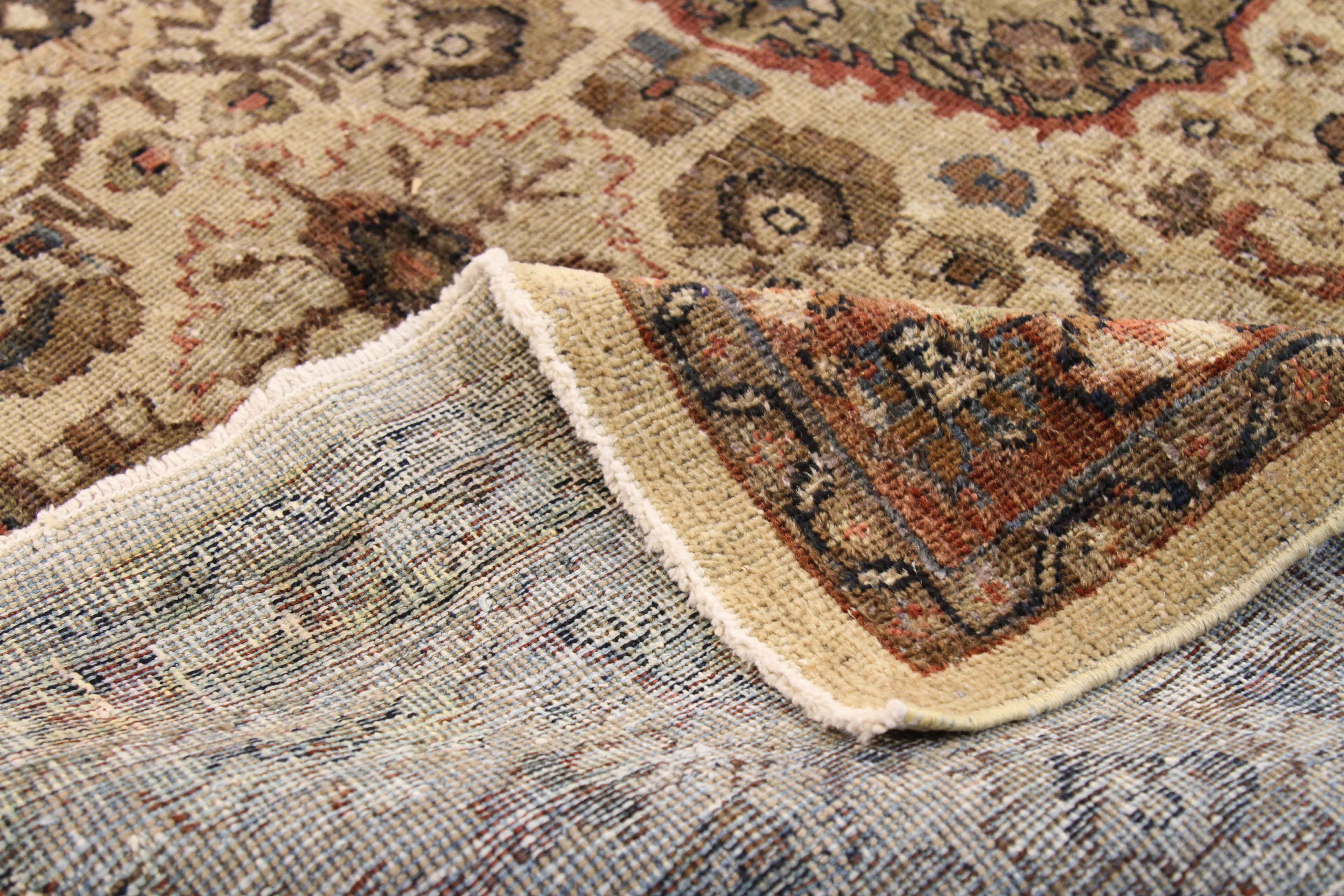 Thumbnail 7 for Antique Persian Mahal Traditional Rug 10672