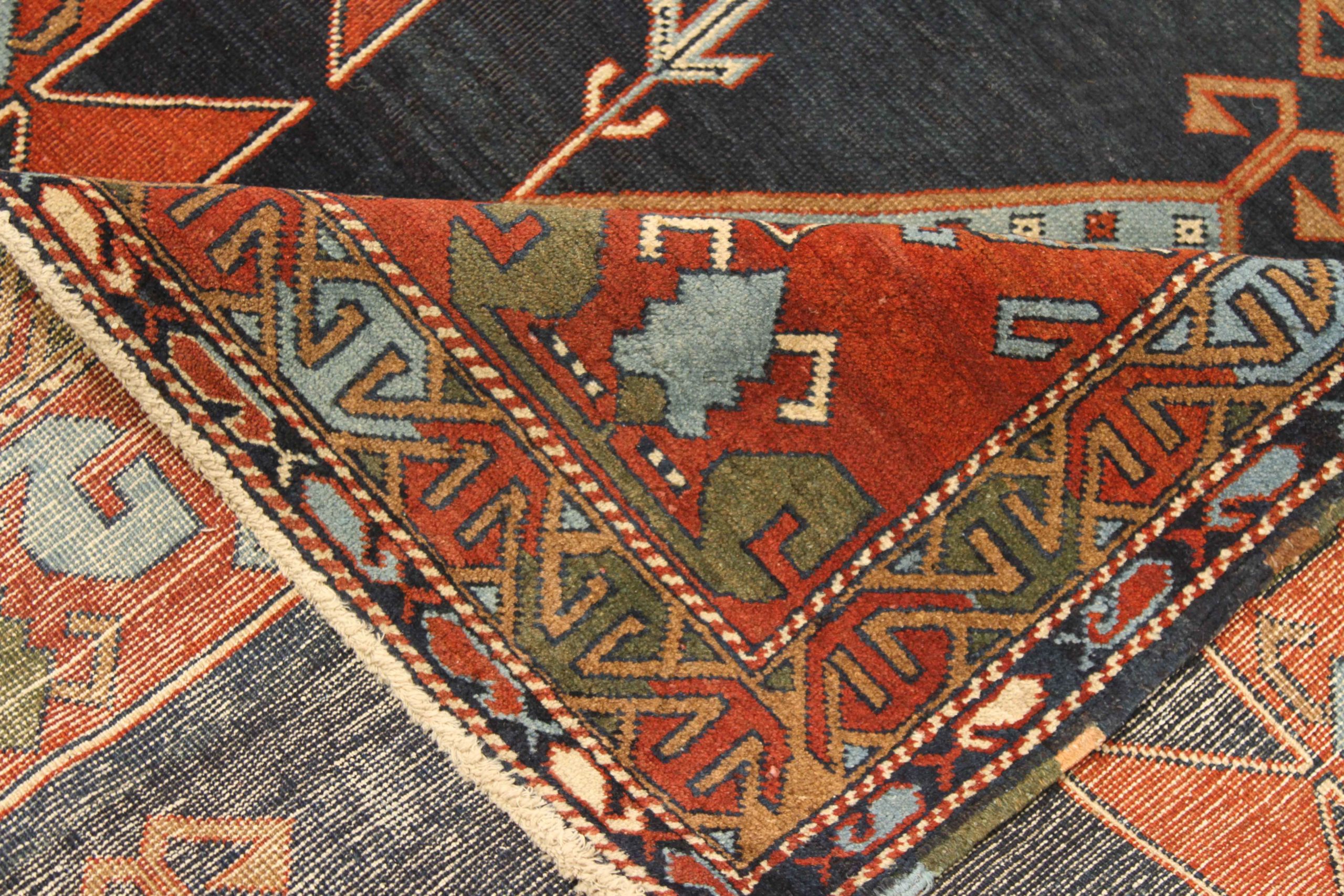 Thumbnail 3 for Antique Russia Kazakhstan Transitional Rug 10675