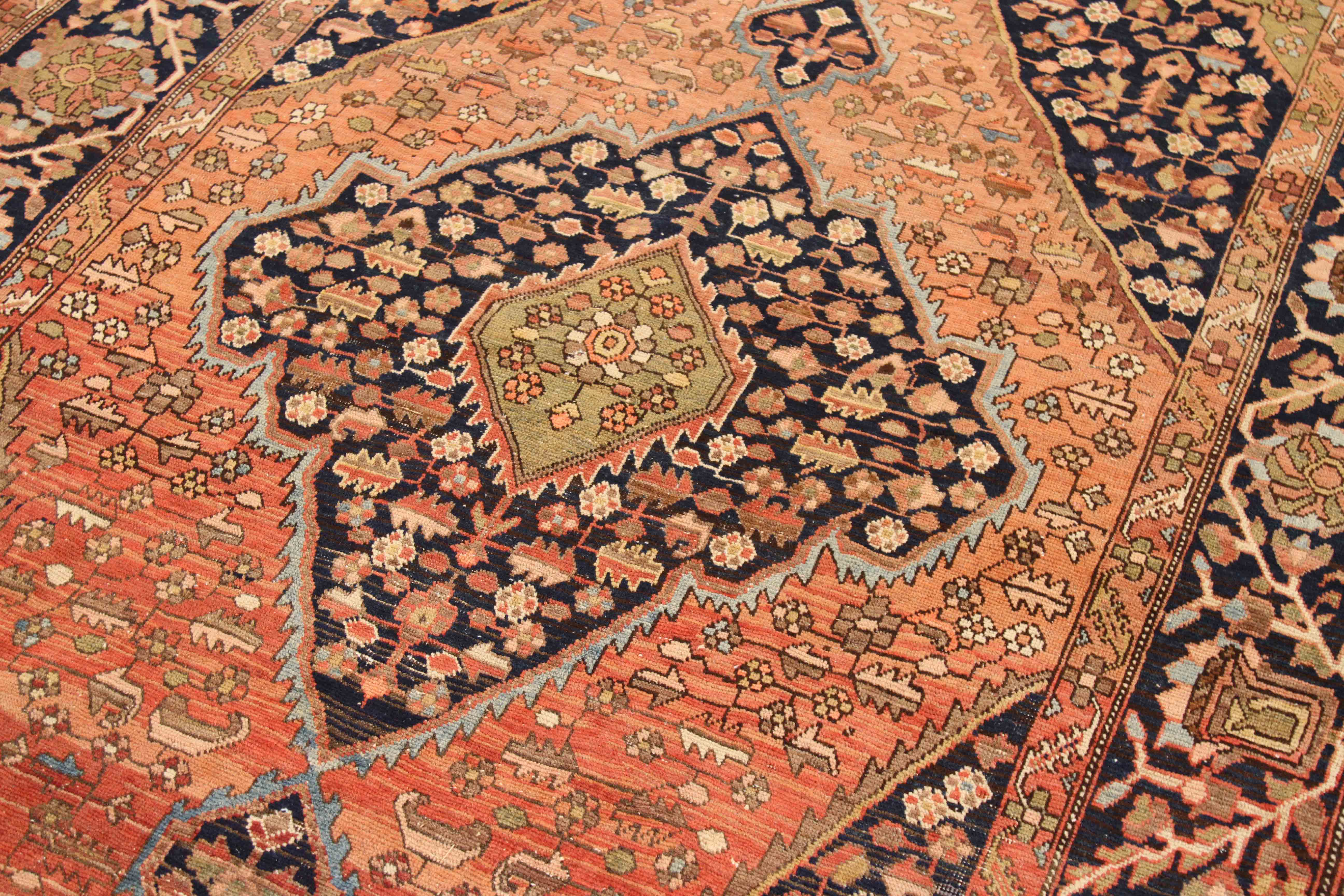 Thumbnail 7 for Antique Persian Farahan Transitional Rug 70470