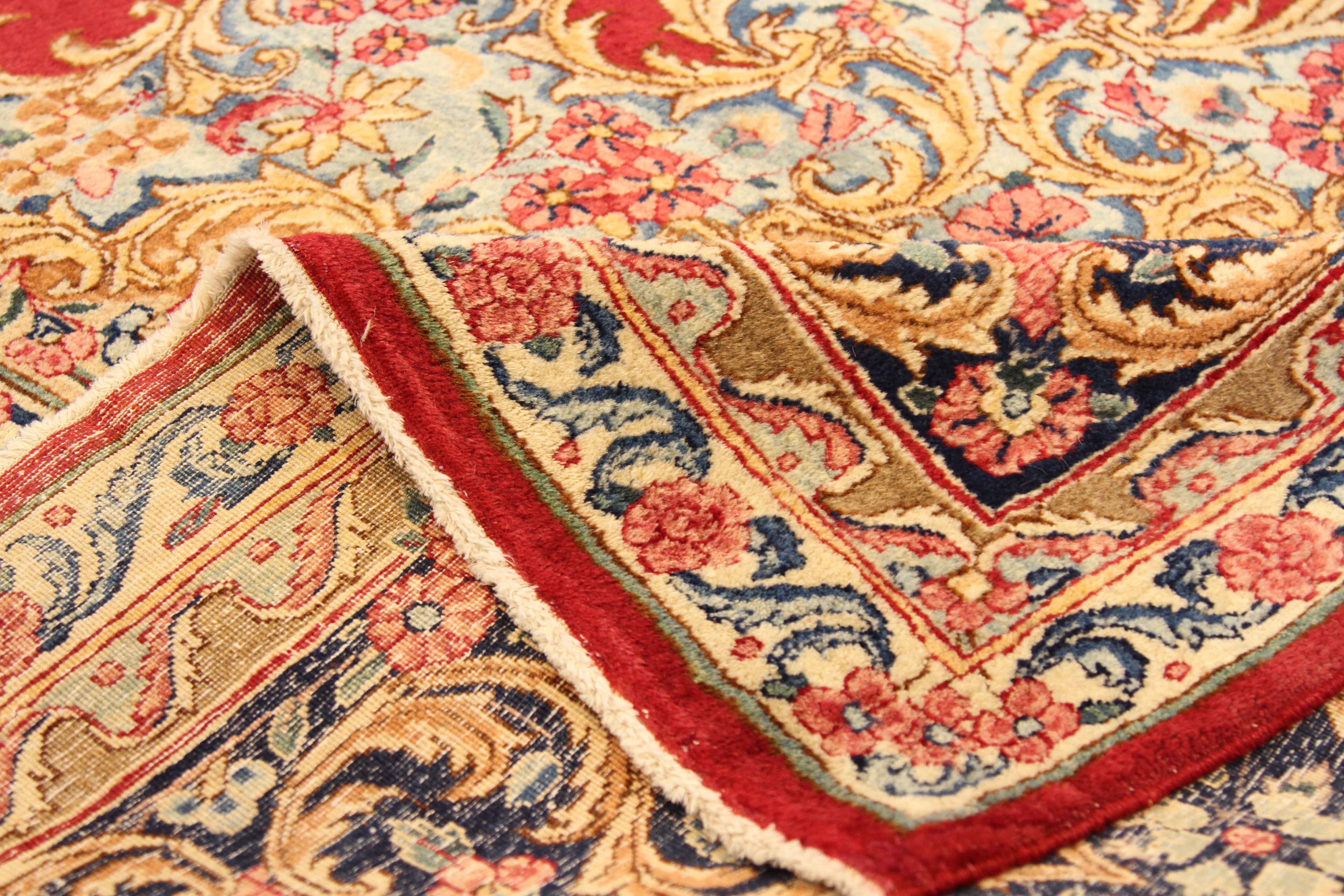 Thumbnail 11 for Antique Persian Kerman Traditional Rug 10678