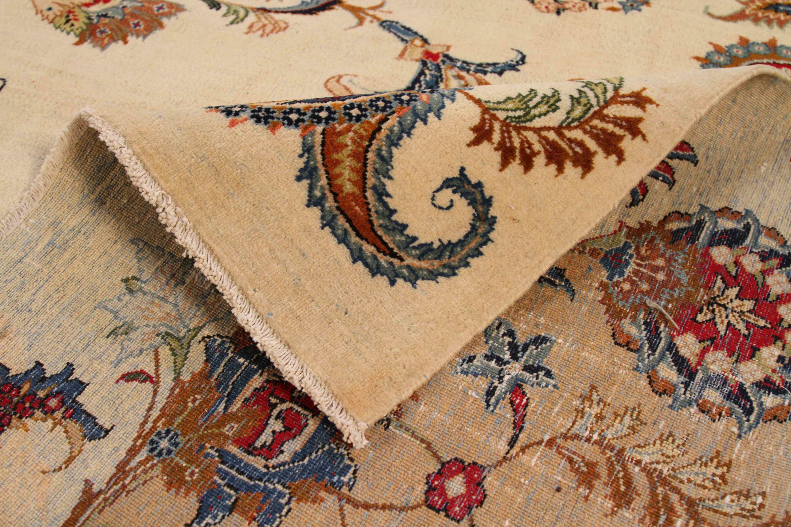 Thumbnail 4 for Antique Persian Kashan Transitional Rug 70475