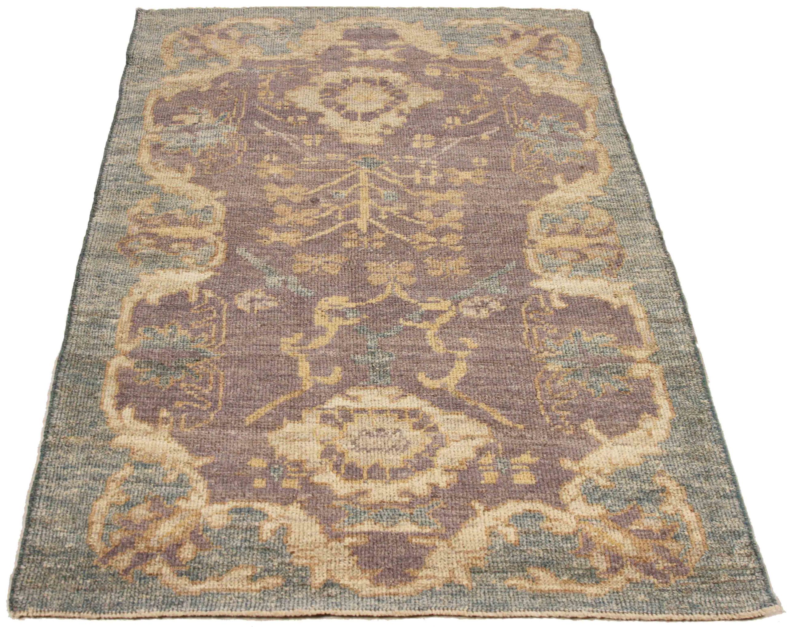 Thumbnail 5 for Persian Oushak Transitional Rug 70500