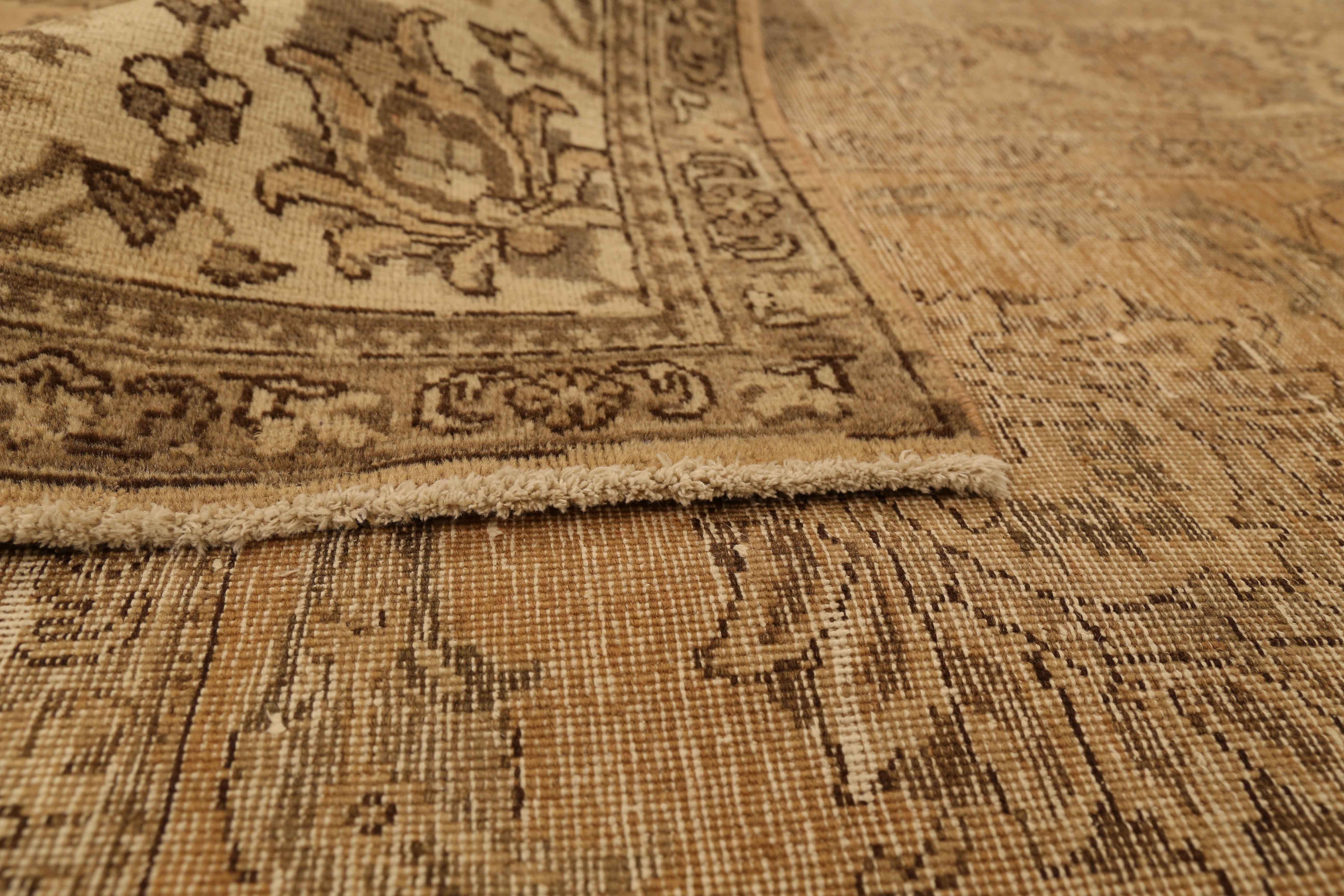 Thumbnail 6 for Antique Persian Tabriz Transitional Rug 53658