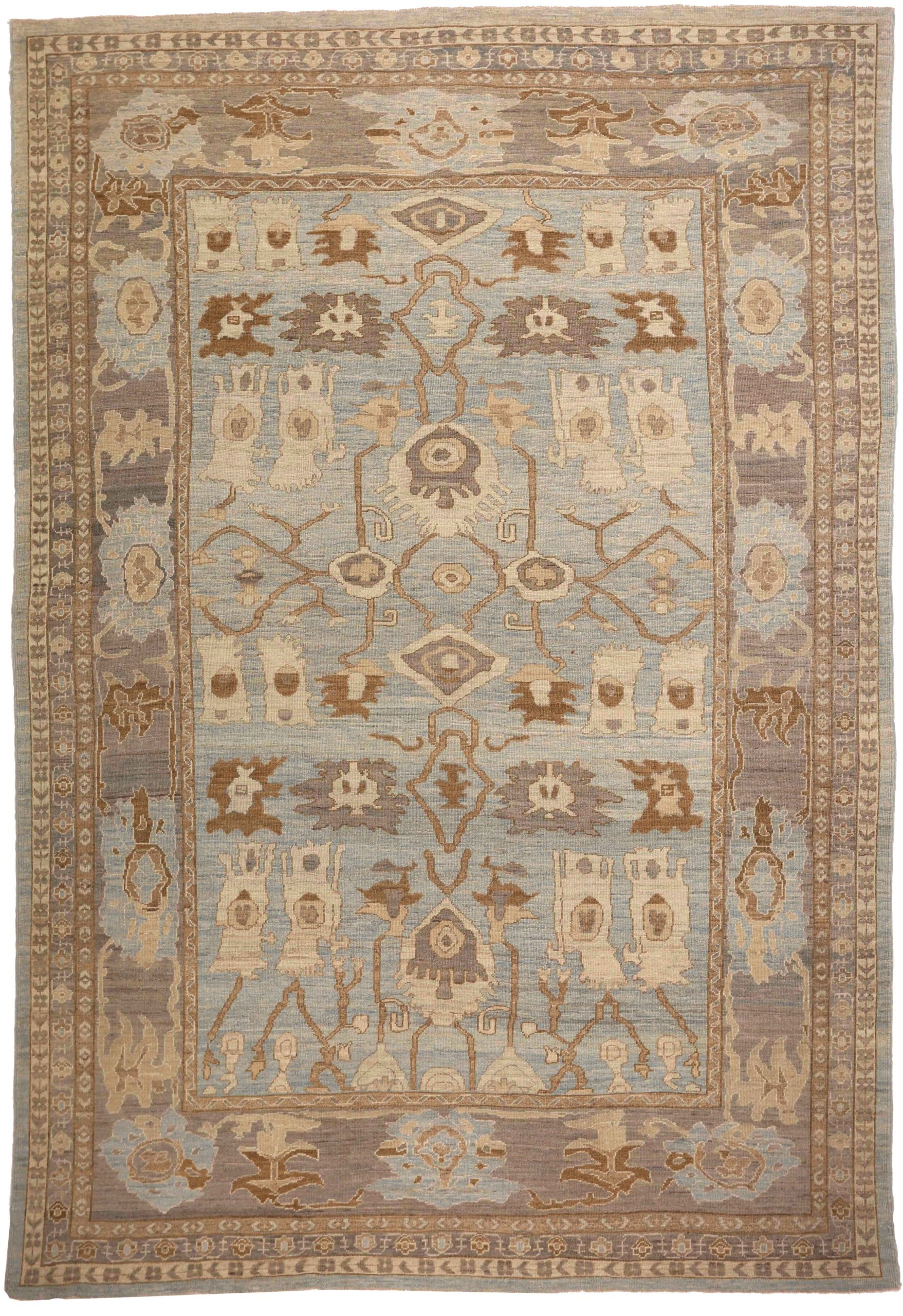 Thumbnail 11 for Turkey Oushak Transitional Rug 53580
