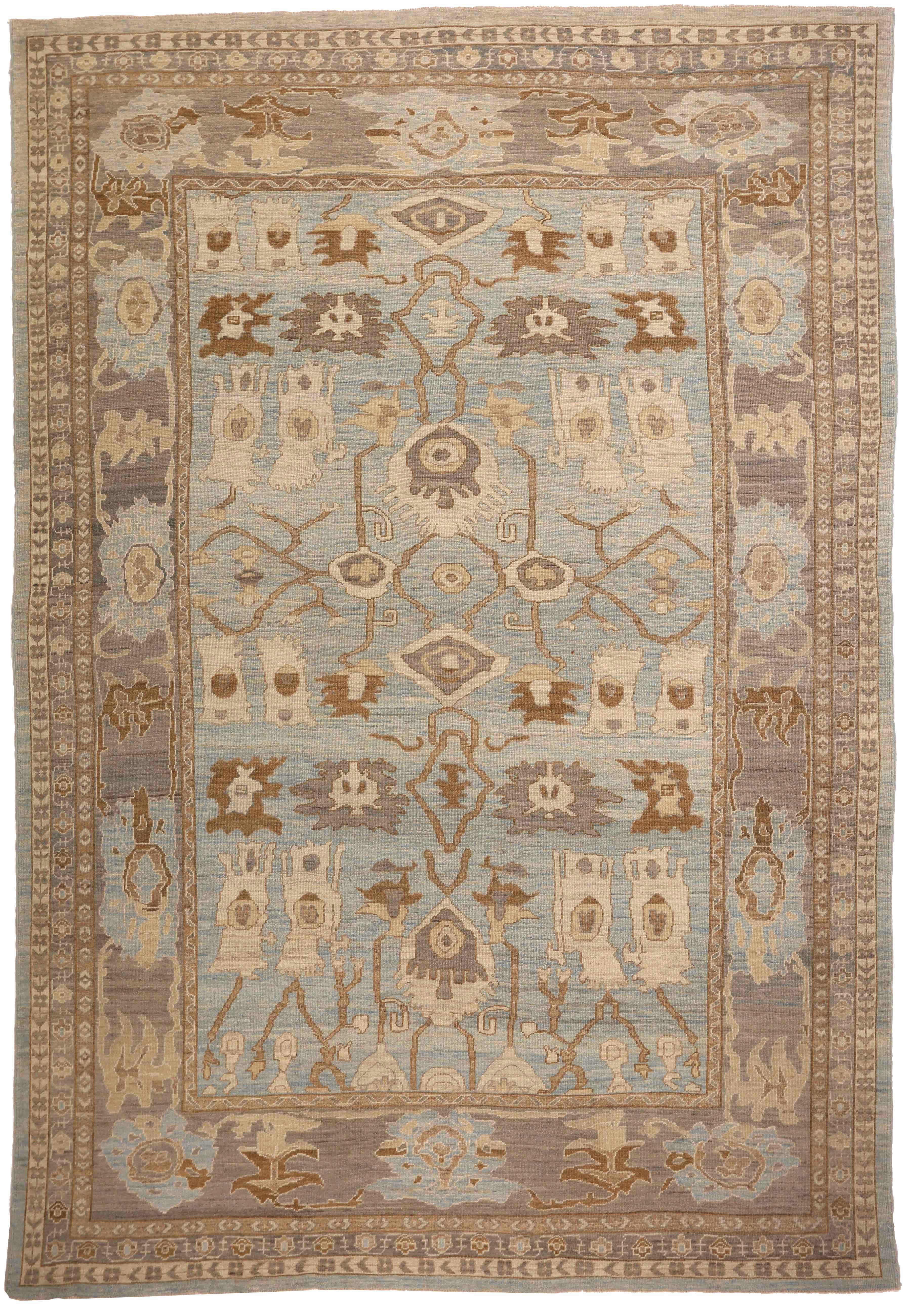 Thumbnail 2 for Turkey Oushak Transitional Rug 53580