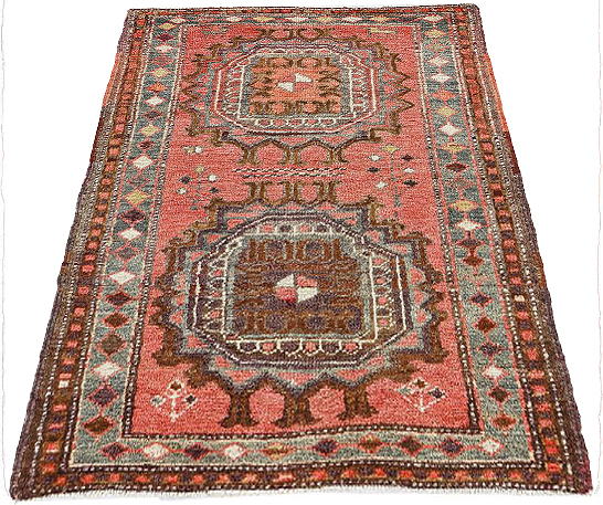 Thumbnail 2 for Antique Persian Azarbaijan Traditional Rug 91182