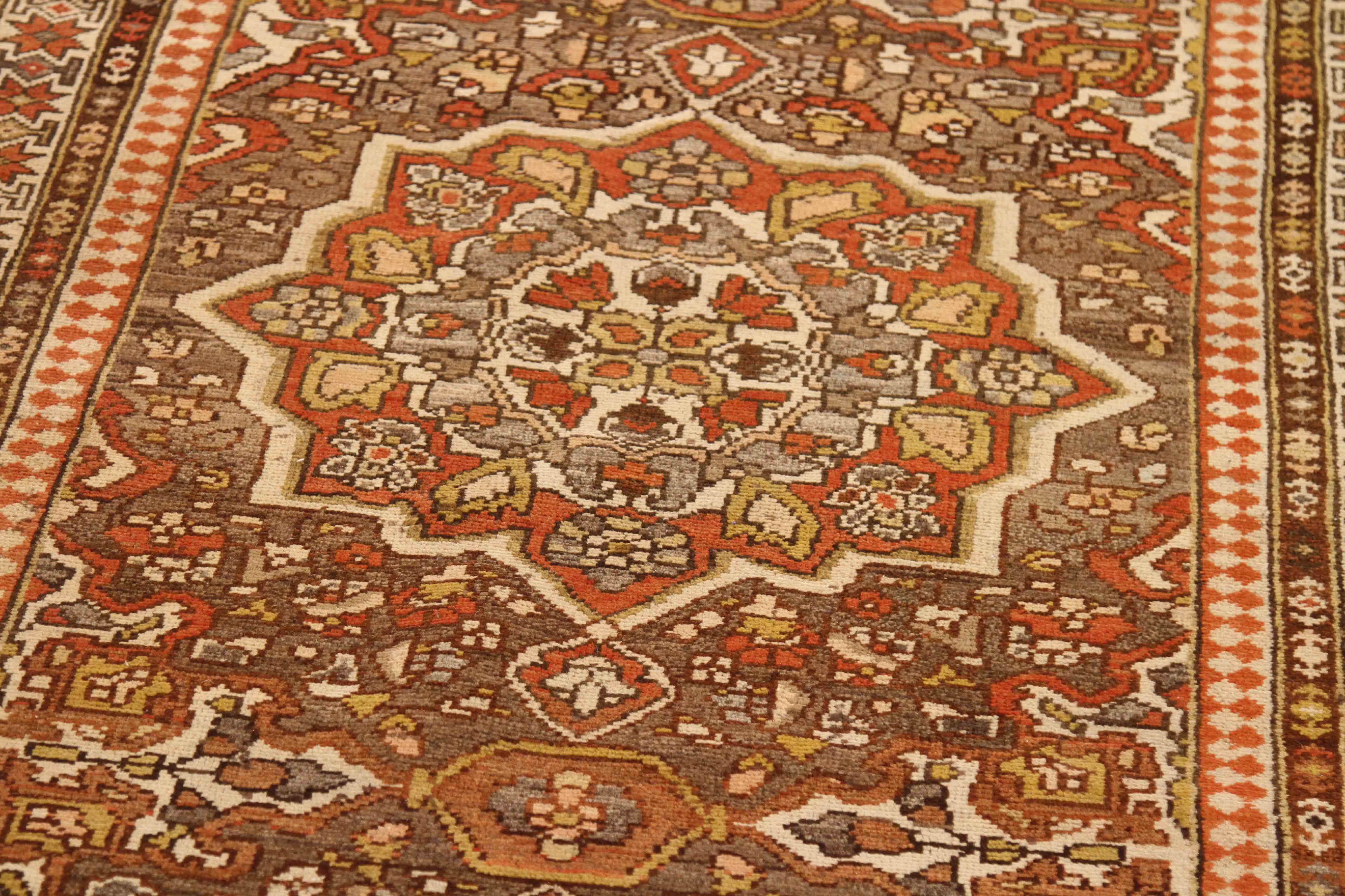 Thumbnail 7 for Antique Persian Bakhtiar Traditional Rug 70563