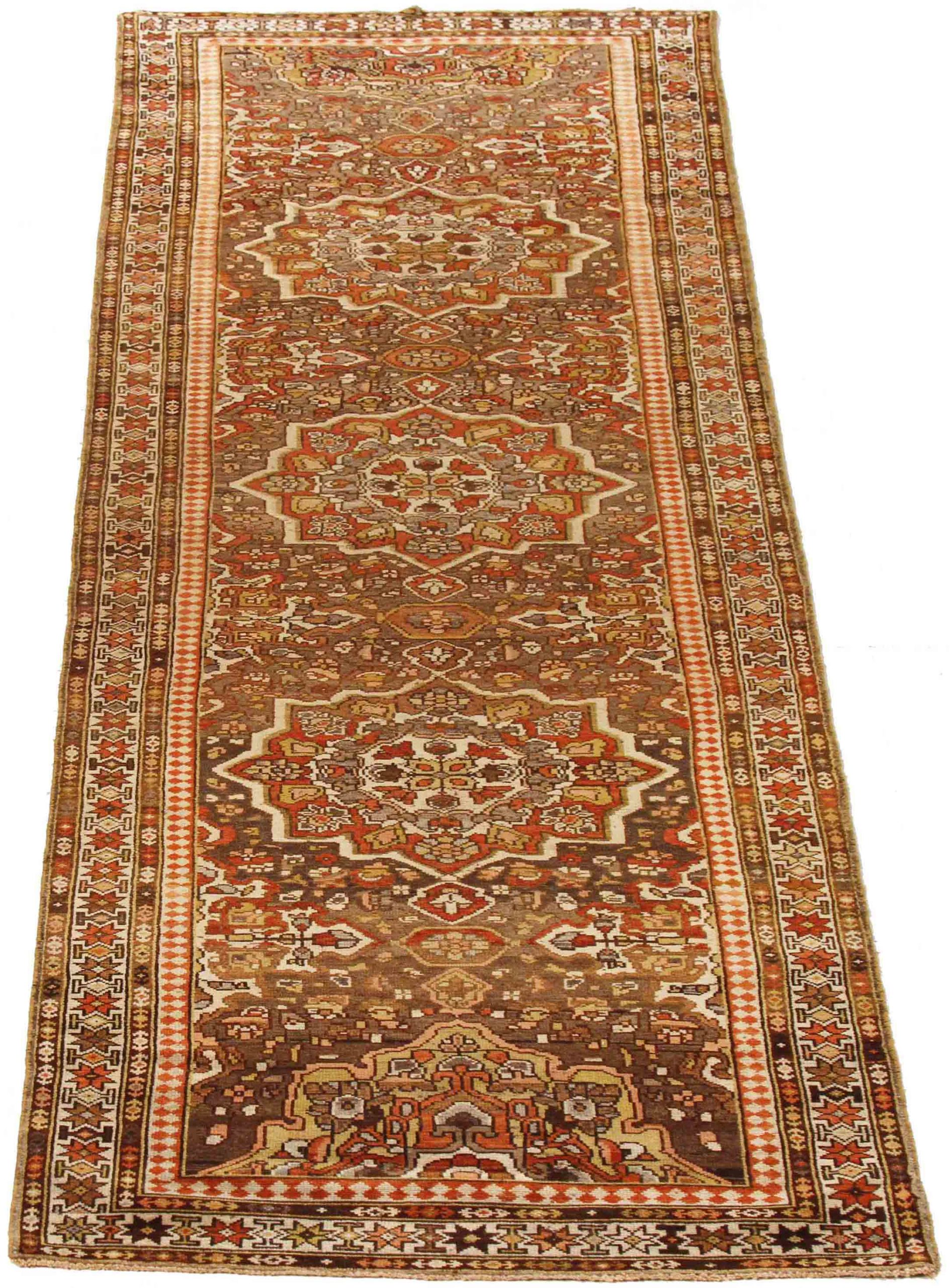 Thumbnail 4 for Antique Persian Bakhtiar Traditional Rug 70563