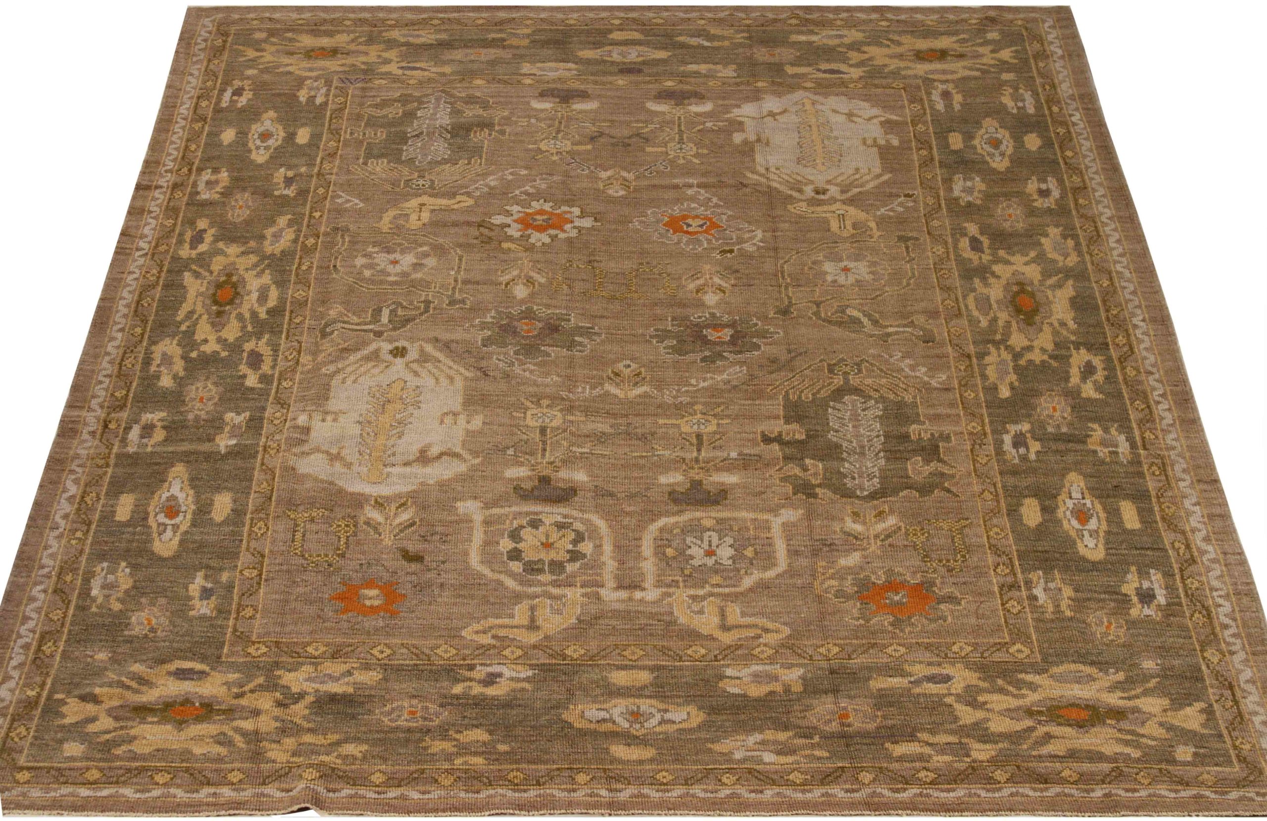 Thumbnail 4 for Persian Oushak Transitional Rug 70527
