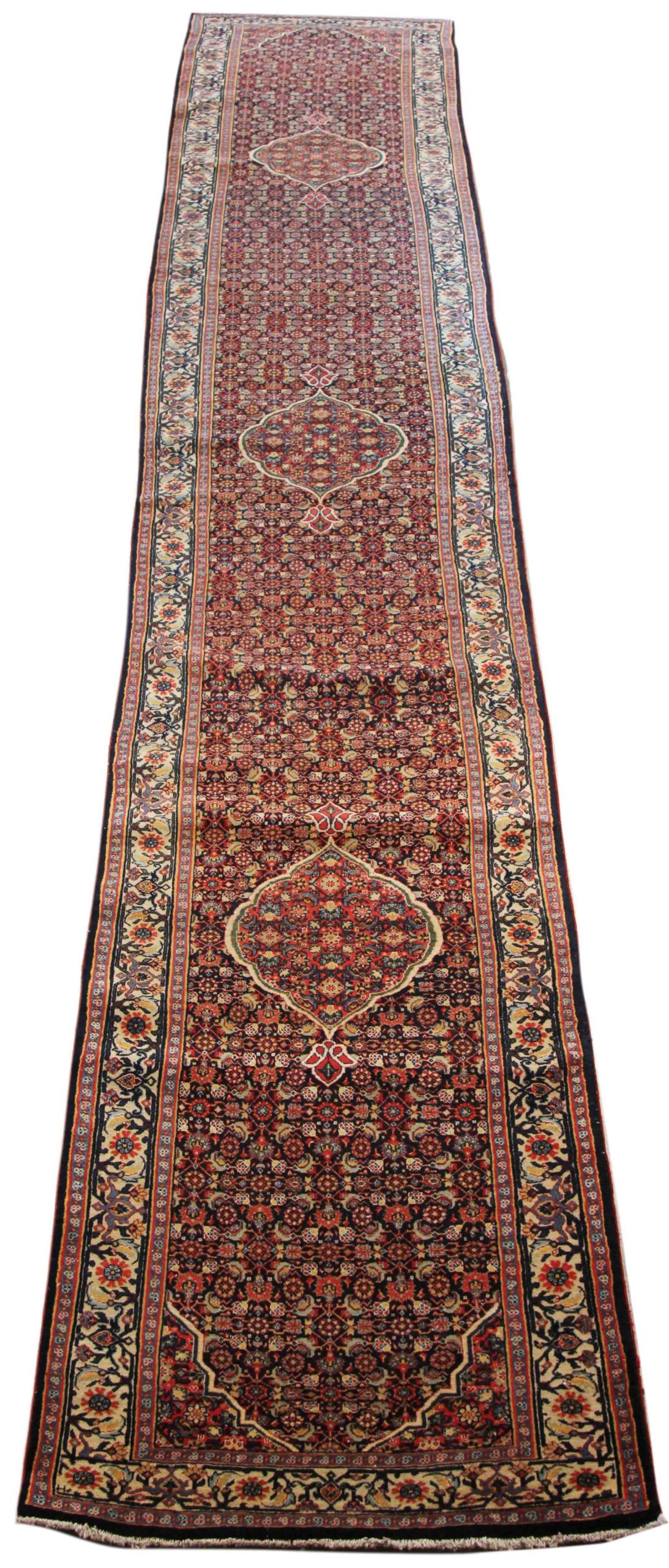 Thumbnail 9 for Antique Persian Bijar Traditional Rug 70601