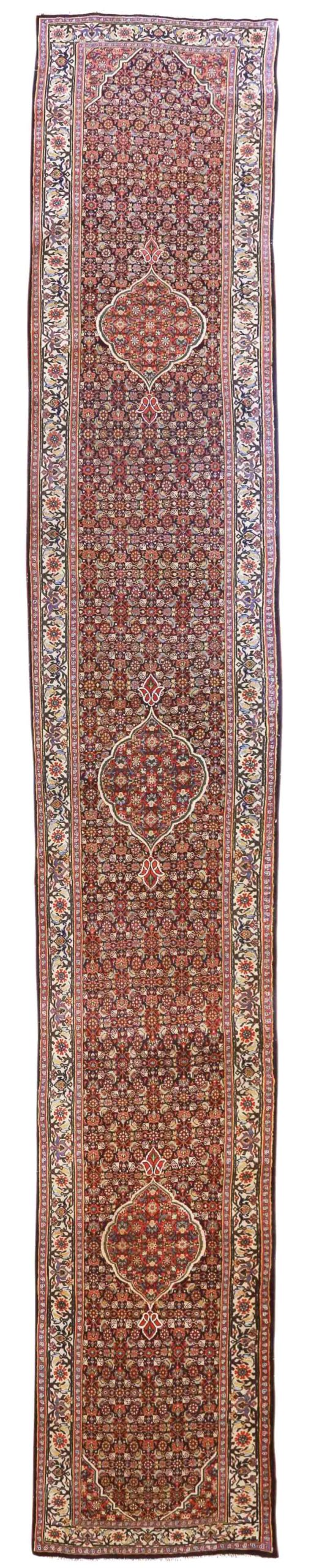 Thumbnail 12 for Antique Persian Bijar Traditional Rug 70601