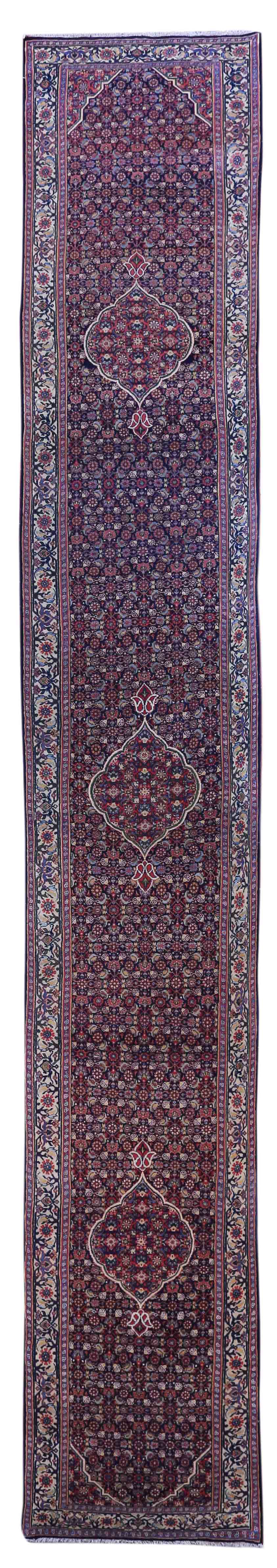 Thumbnail 15 for Antique Persian Bijar Traditional Rug 70602