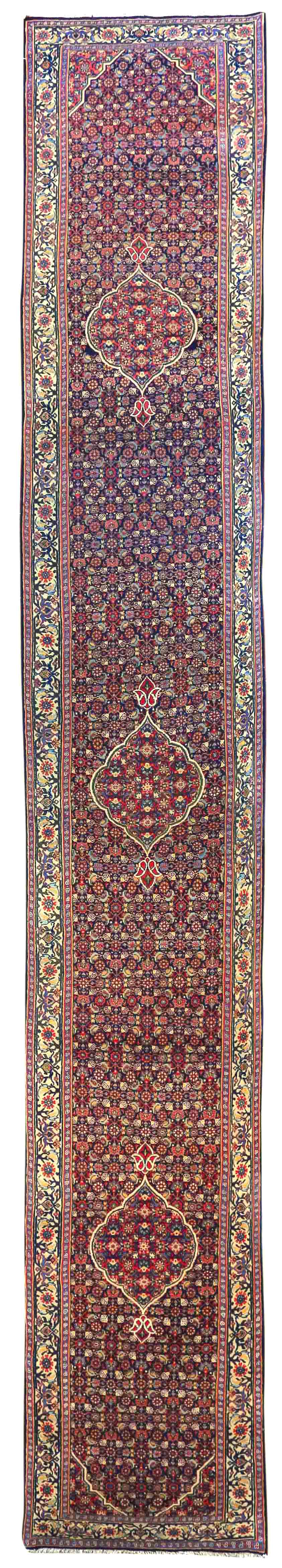 Thumbnail 11 for Antique Persian Bijar Traditional Rug 70602