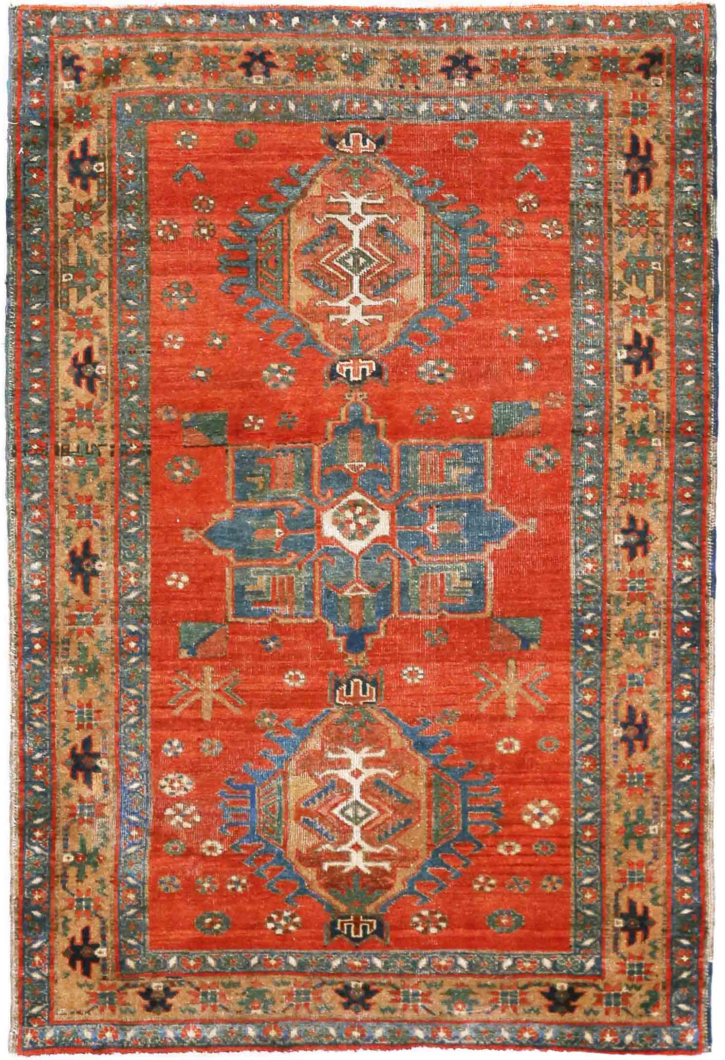 Thumbnail 12 for Antique Persian Azarbaijan Traditional Rug 70616