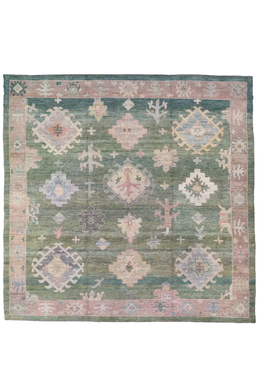 Thumbnail 5 for Turkey Oushak Tribal Rug 90939