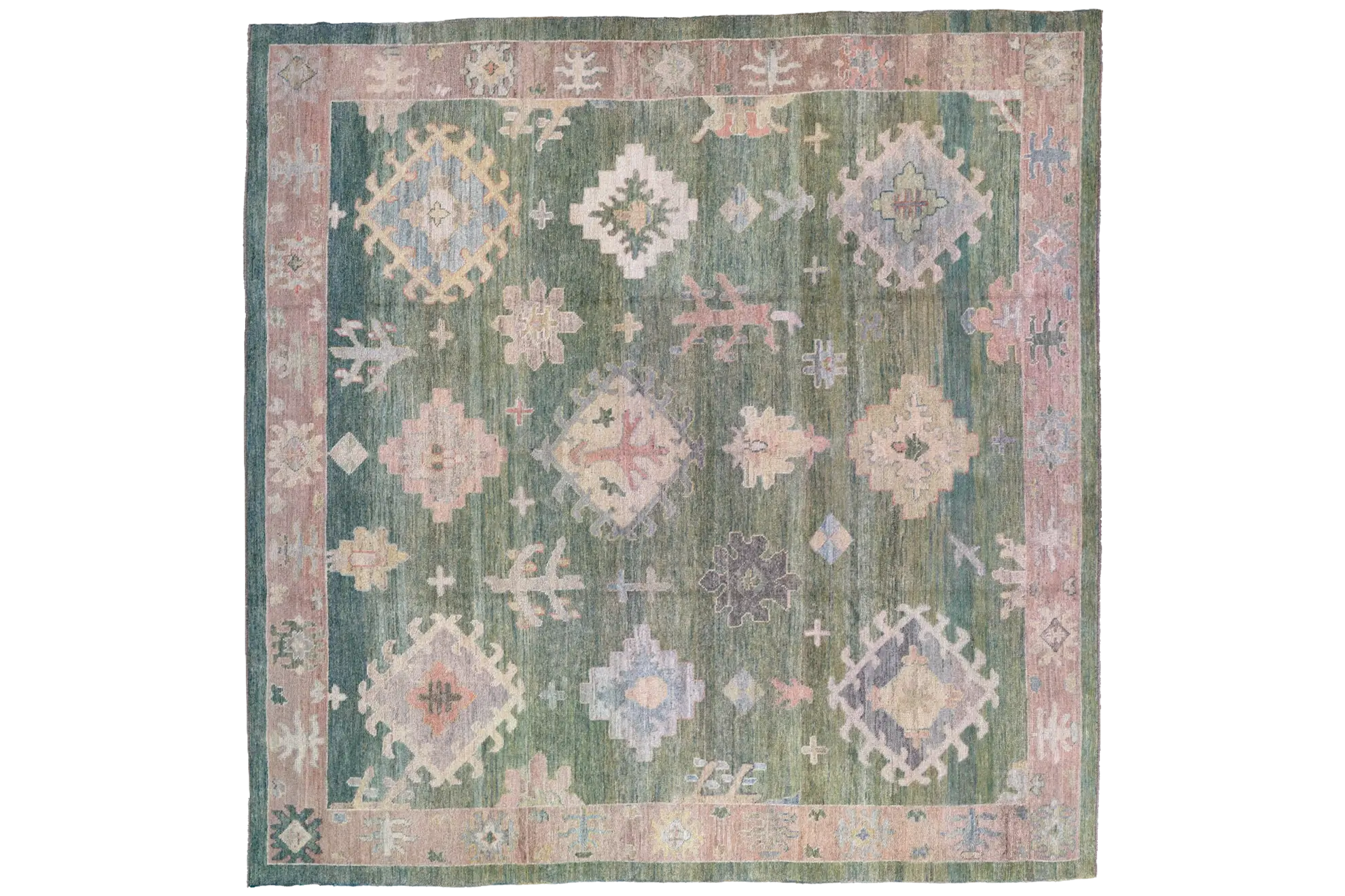 Thumbnail 3 for Turkey Oushak Tribal Rug 90939