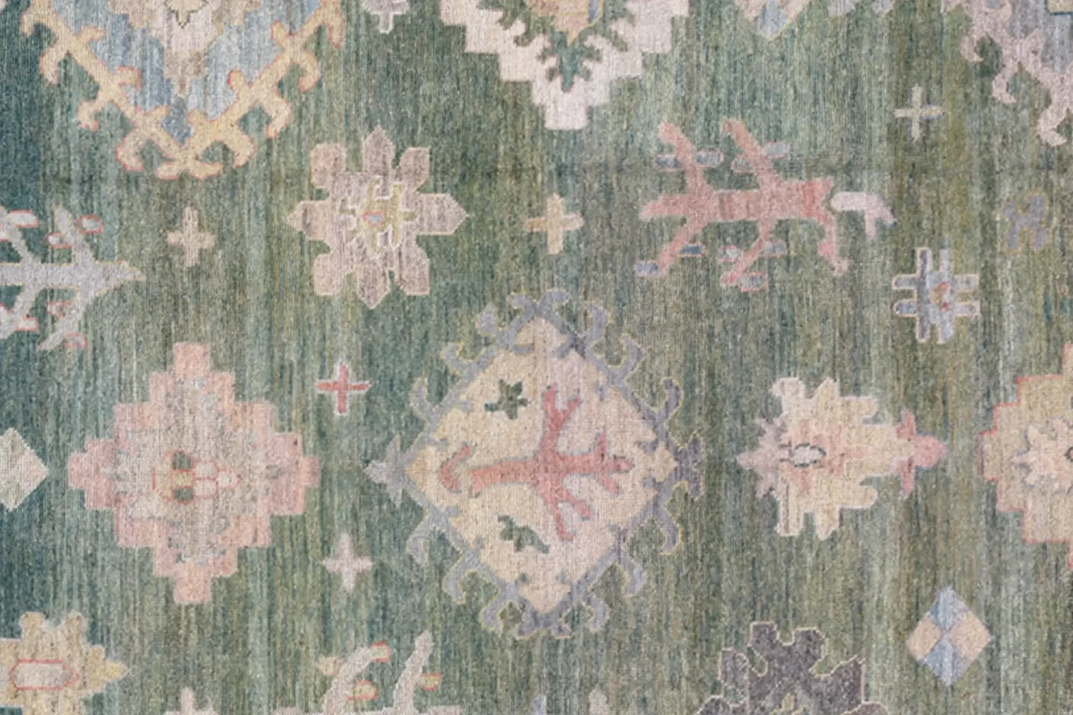 Thumbnail 8 for Turkey Oushak Tribal Rug 90939