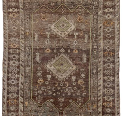 Thumbnail 4 for Antique Persian Bijar Transitional Rug 91392