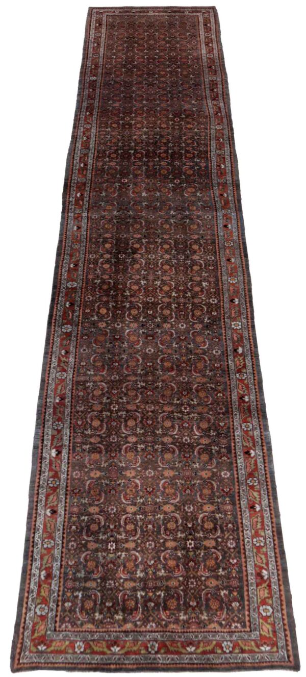 Thumbnail 7 for Antique Persian Bijar Traditional Rug 91149