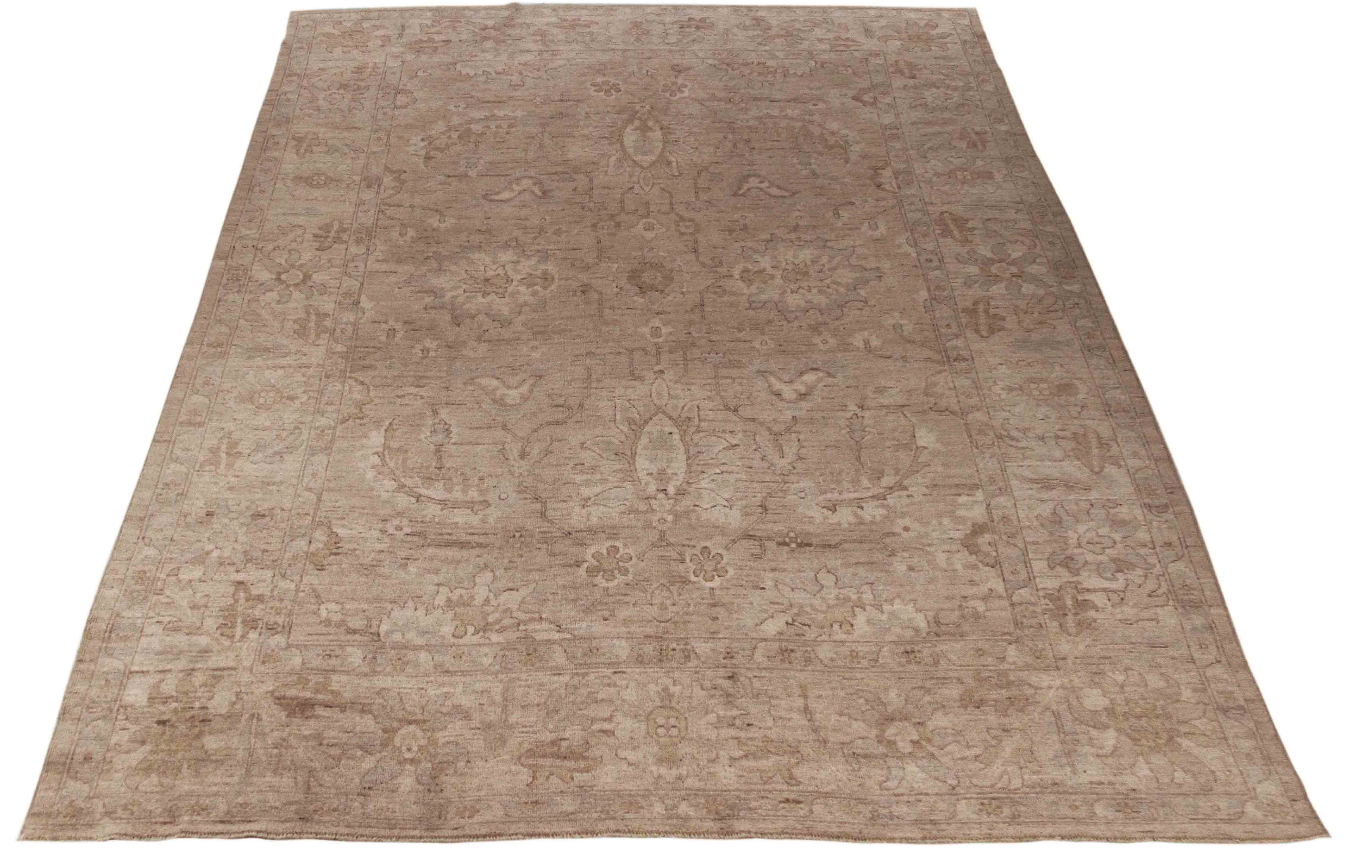 Thumbnail 13 for Afghanistan Oushak Transitional Rug 70698