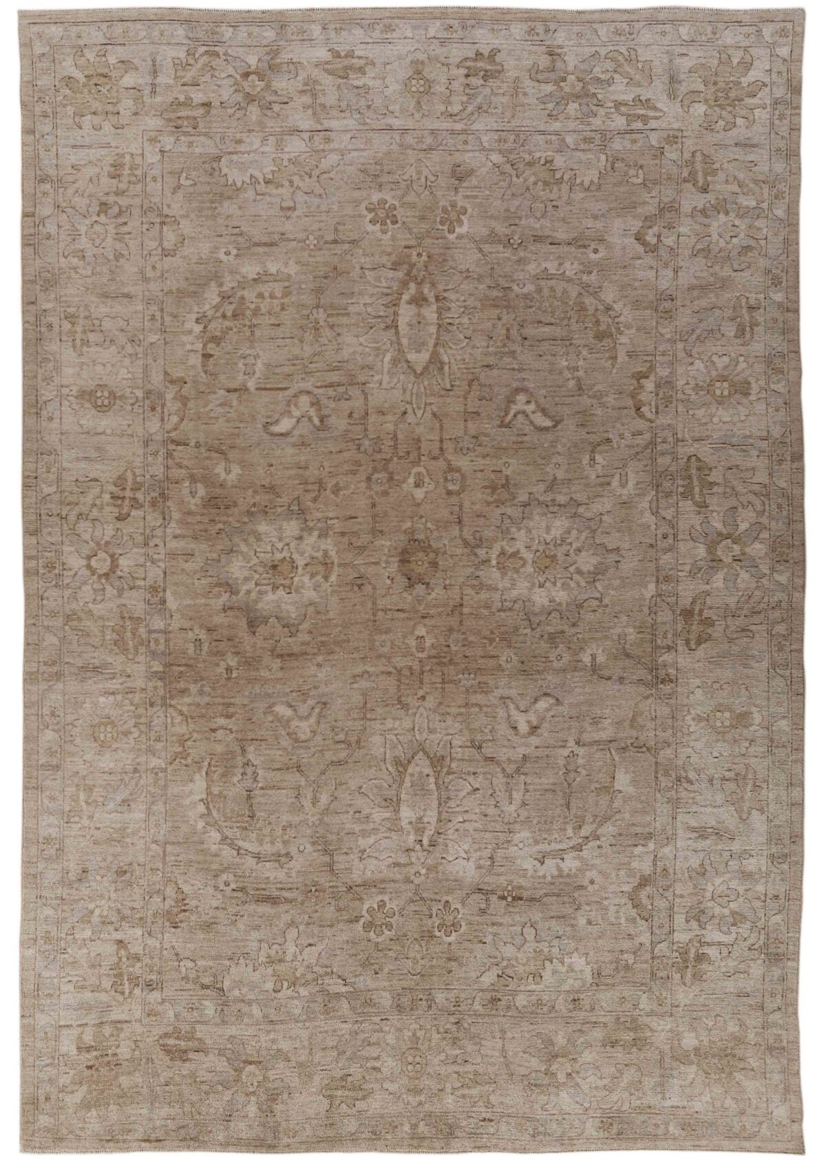Thumbnail 12 for Afghanistan Oushak Transitional Rug 70698