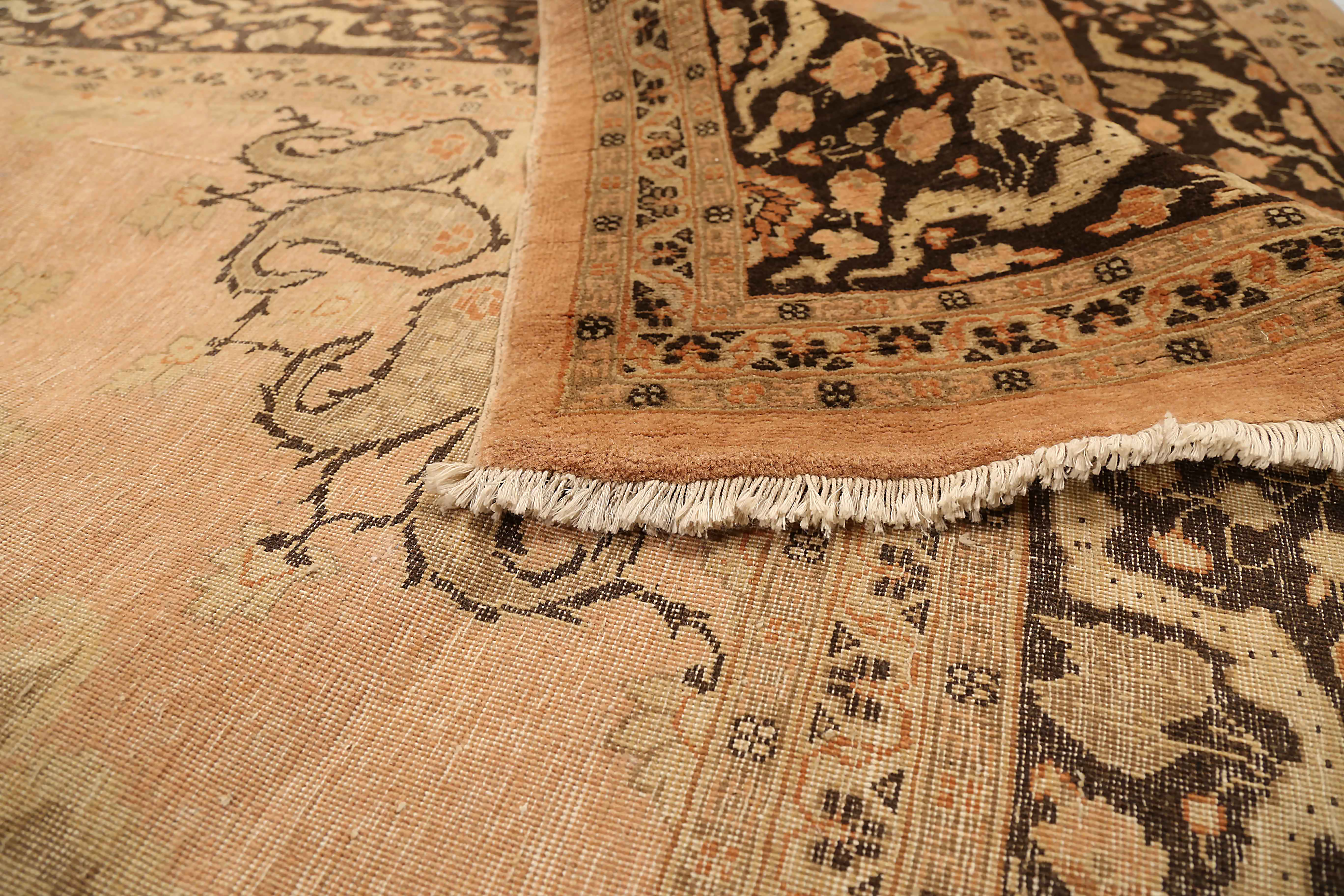 Thumbnail 2 for Antique Persian Tabriz Transitional Rug 71037