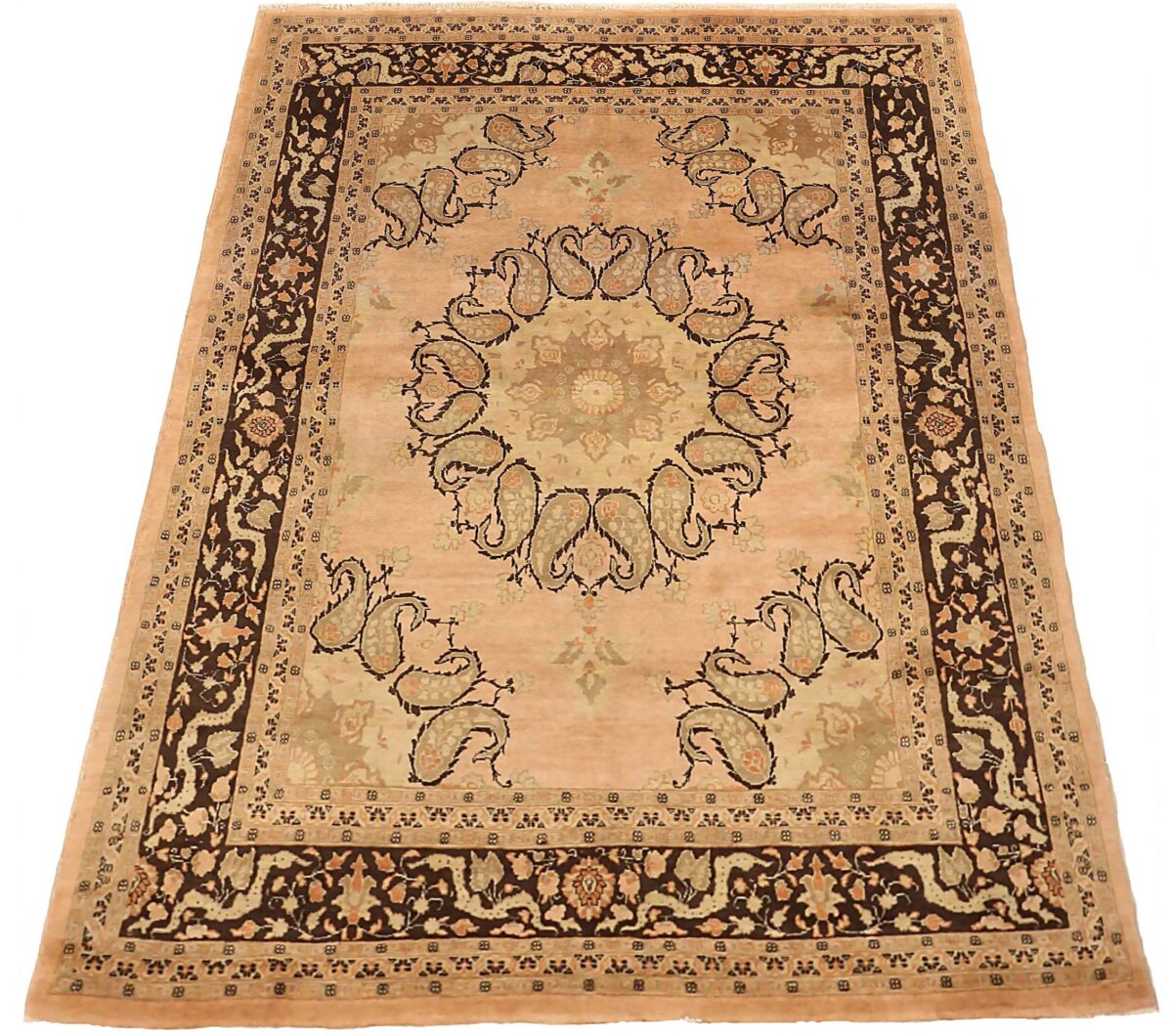 Thumbnail 15 for Antique Persian Tabriz Transitional Rug 71037