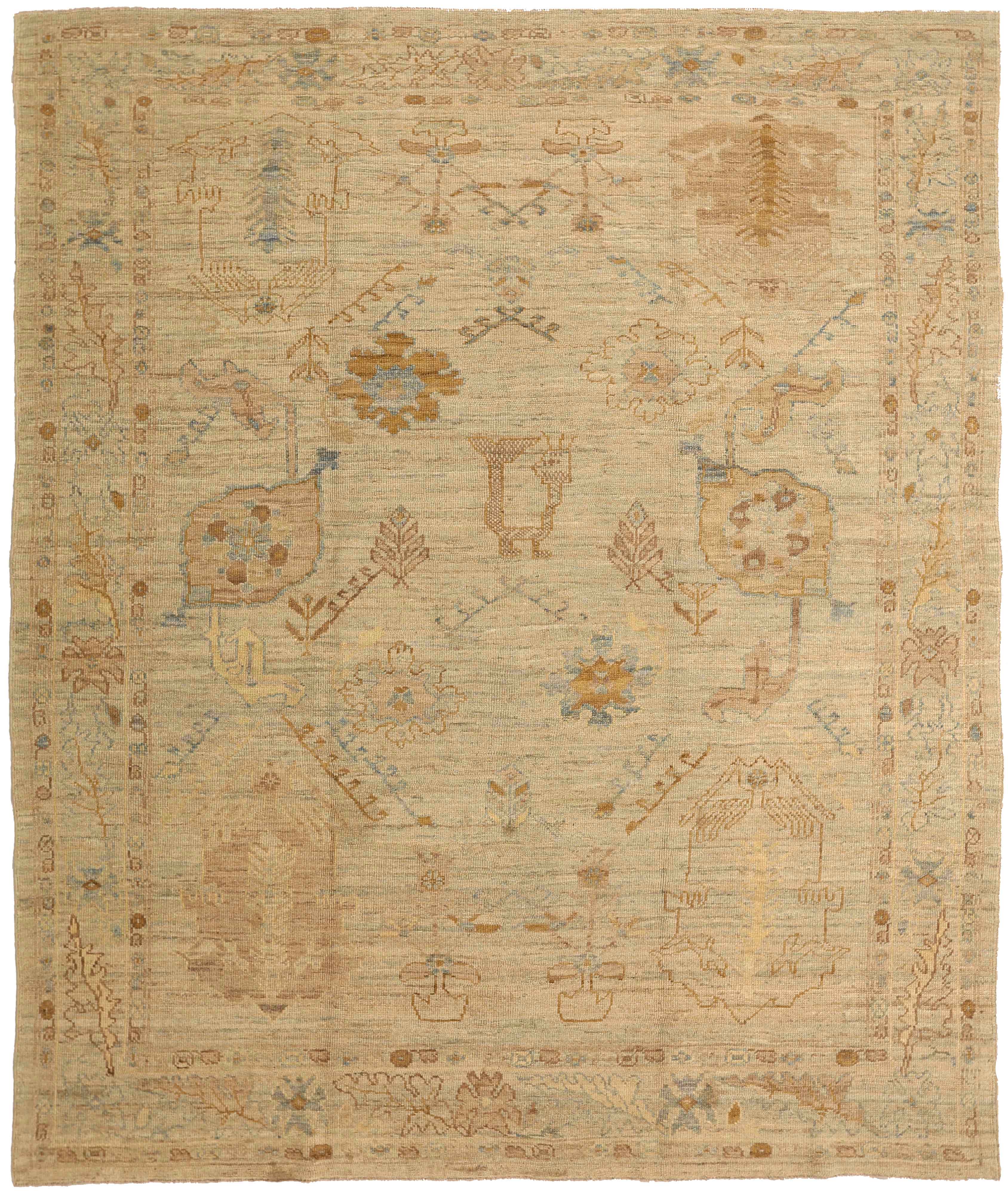 Thumbnail 3 for Persian Oushak Transitional Rug 53903