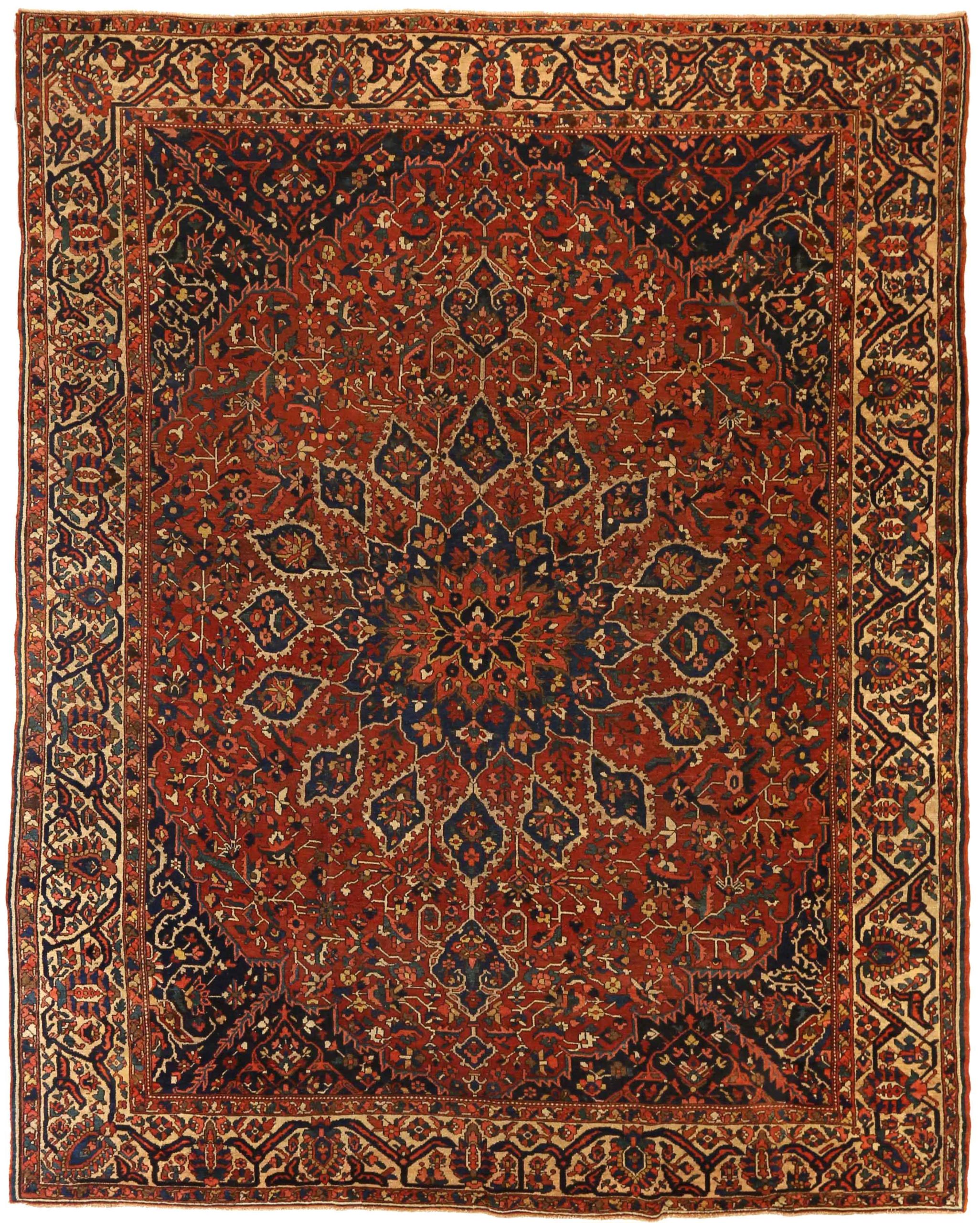 Thumbnail 4 for Antique Persian Bakhtiar Traditional Rug 71184