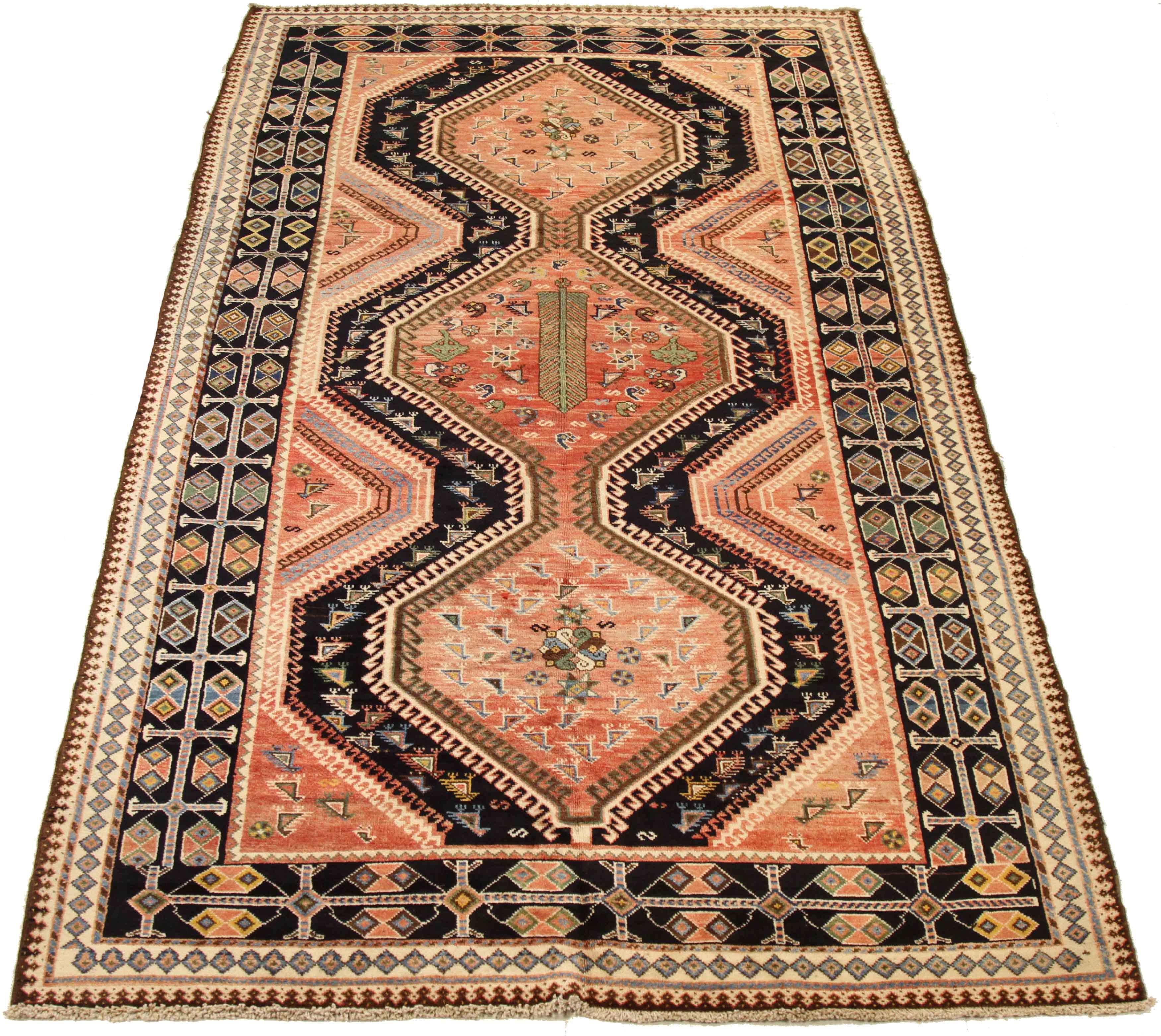 Thumbnail 12 for Antique Persian Bakhtiar Traditional Rug 71190