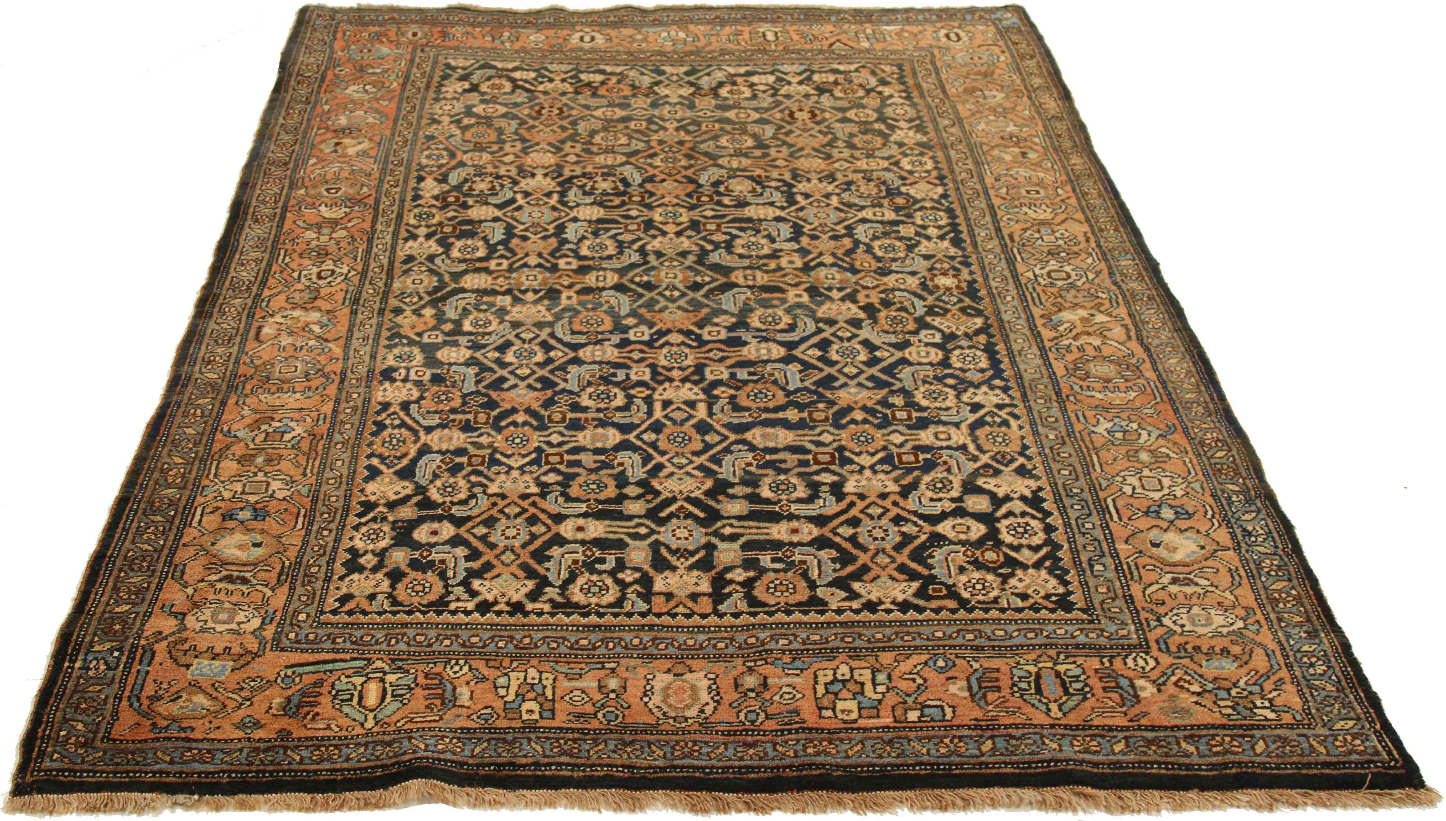 Thumbnail 5 for Antique Persian Bijar Traditional Rug 71193