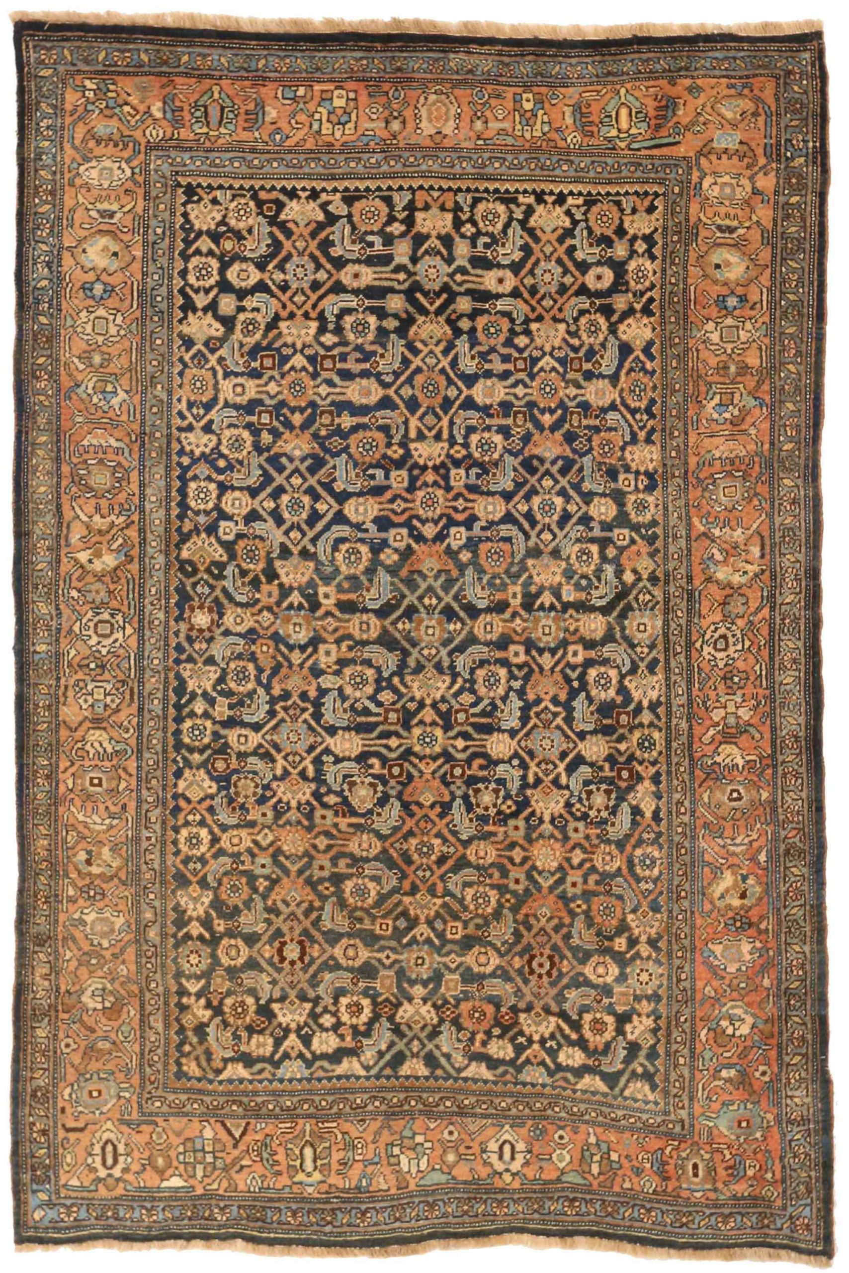 Thumbnail 3 for Antique Persian Bijar Traditional Rug 71193