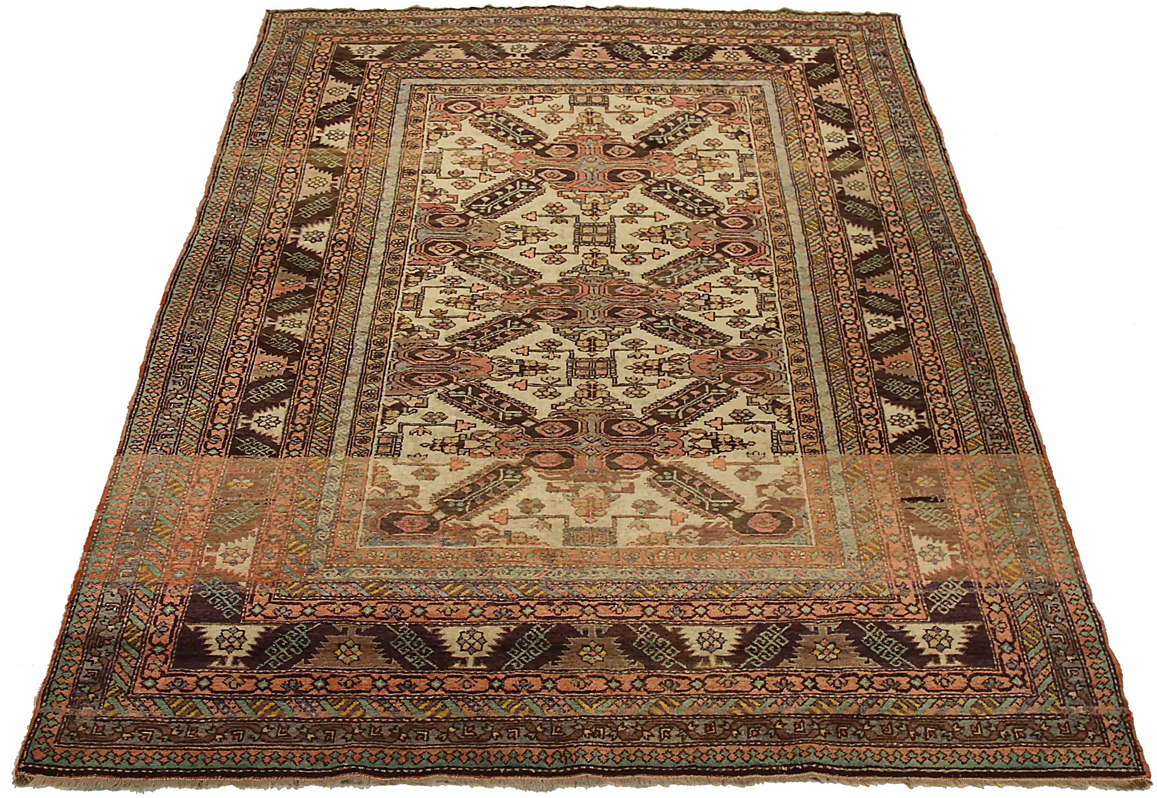 Thumbnail 7 for Antique Russia Karabagh Transitional Rug 71151