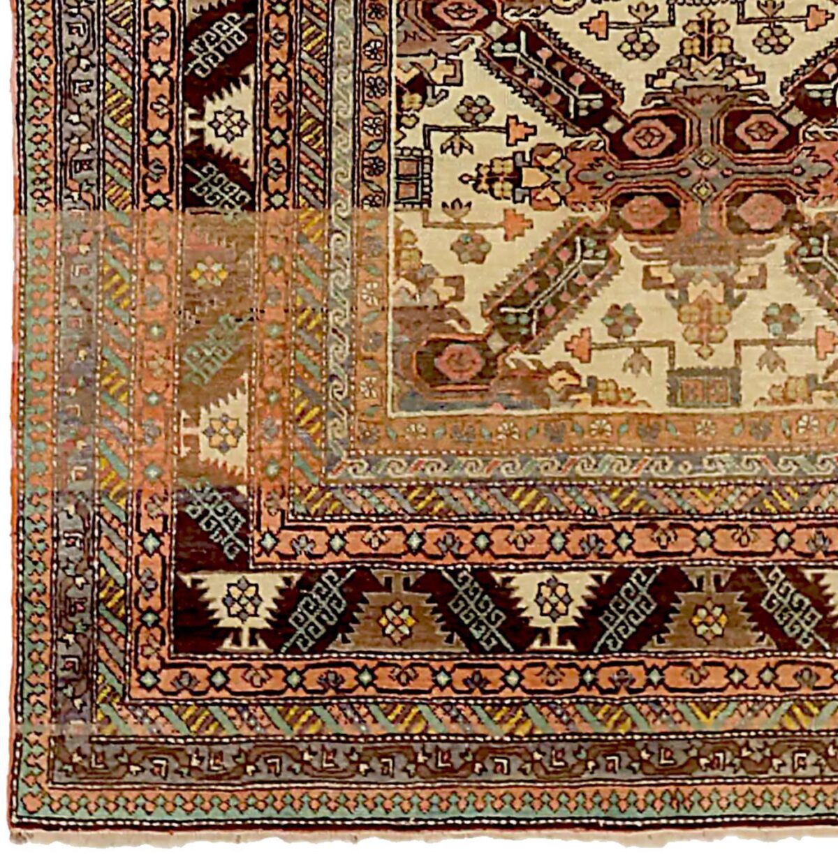 Thumbnail 13 for Antique Russia Karabagh Transitional Rug 71151