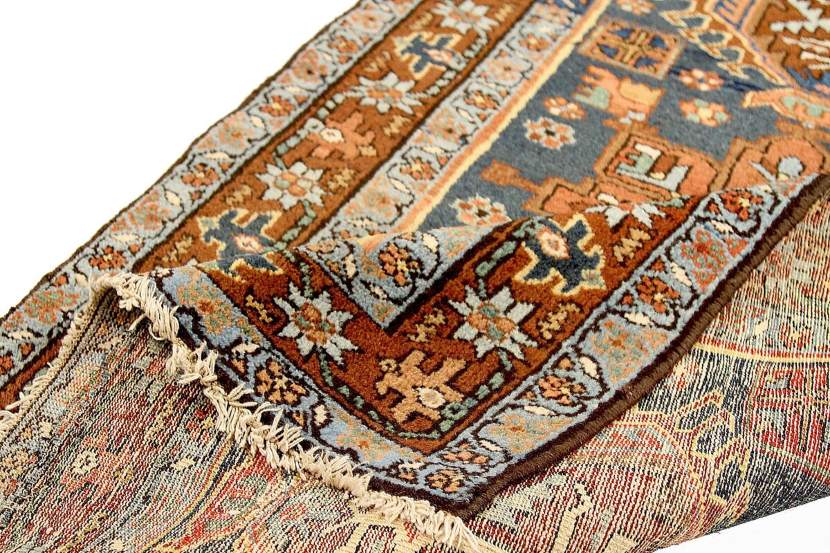 Thumbnail 13 for Antique Persian Heriz Traditional Rug 71170