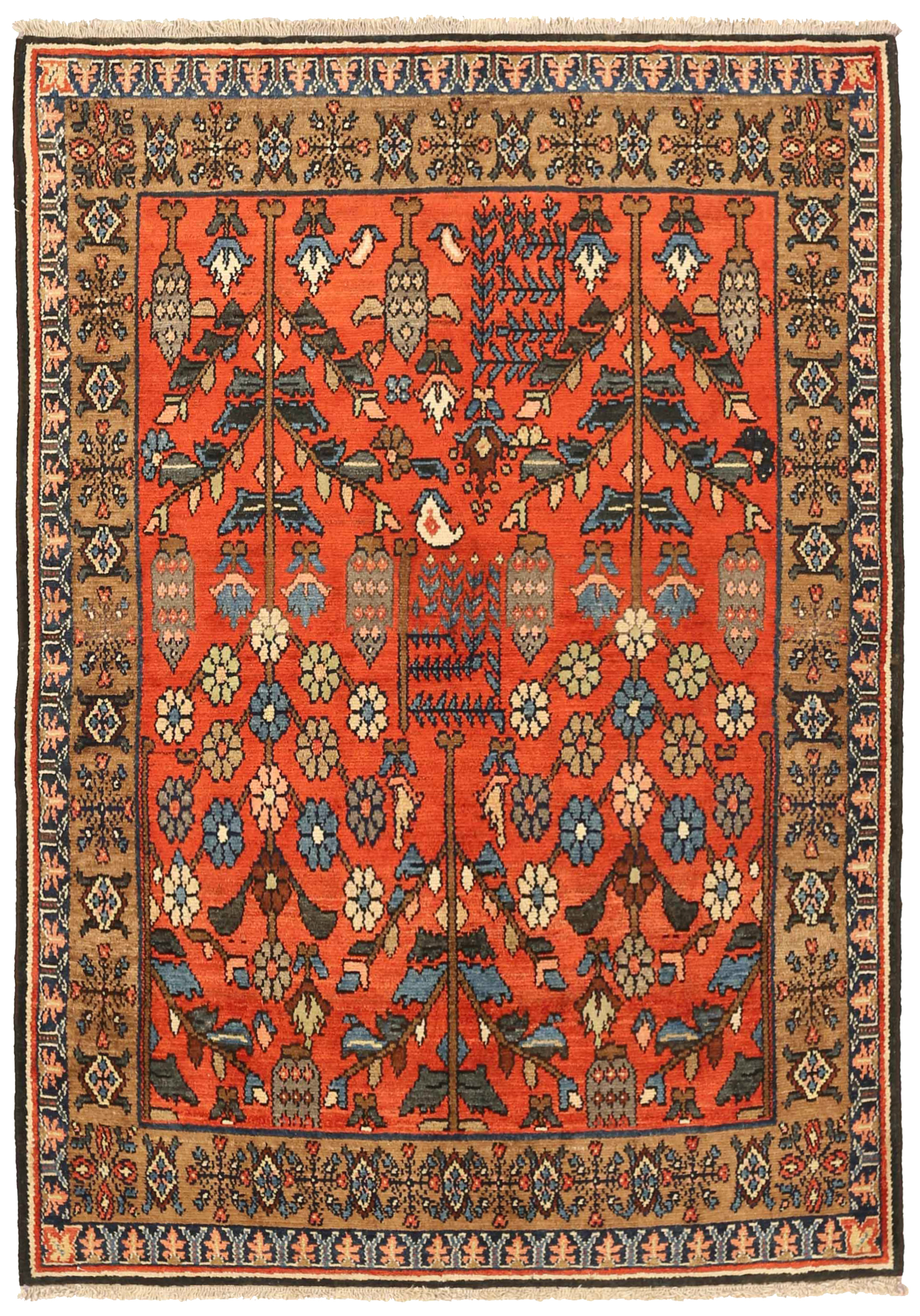 Thumbnail 3 for Antique Persian Hamadan Traditional Rug 71174