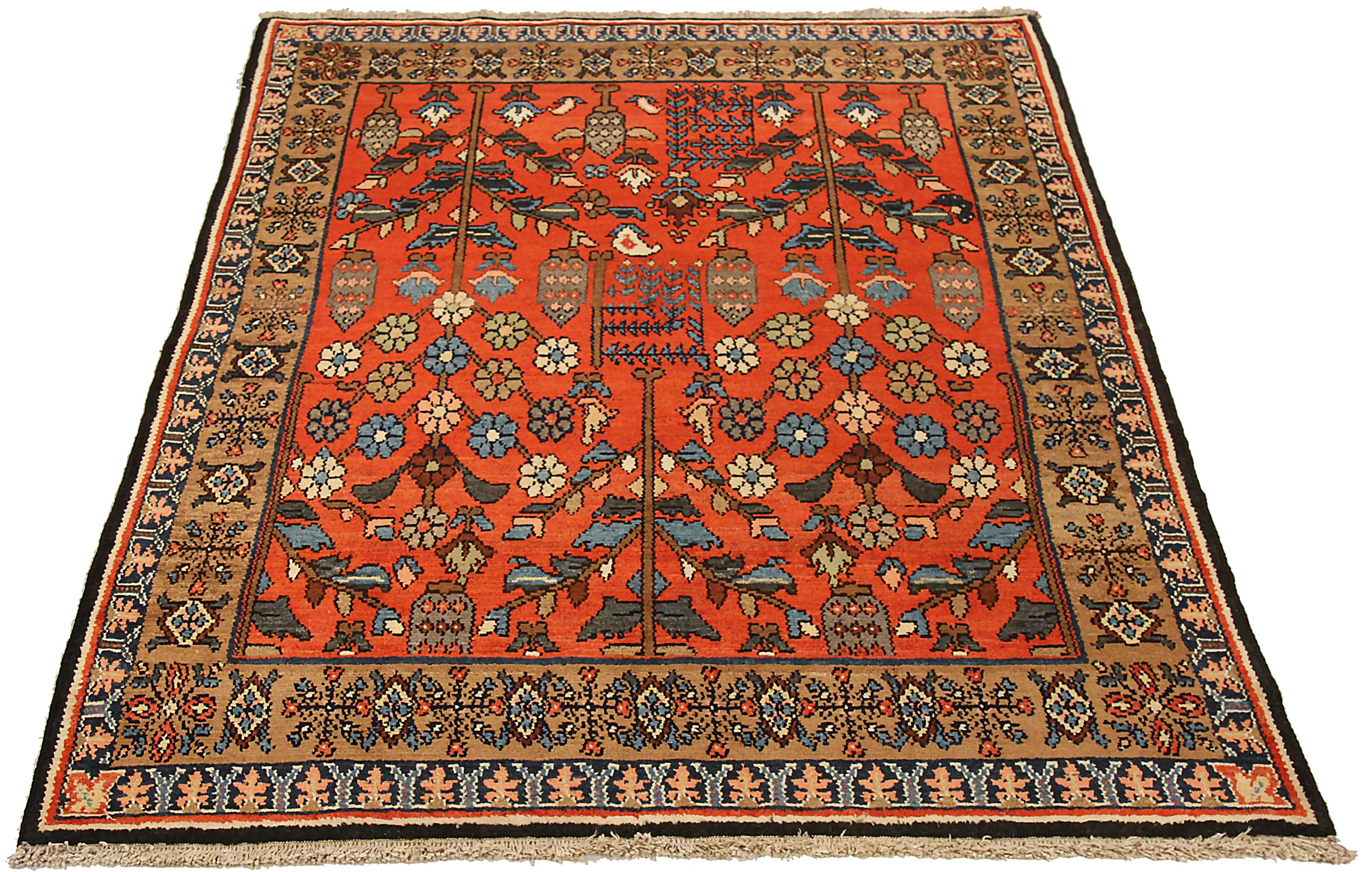 Thumbnail 2 for Antique Persian Hamadan Traditional Rug 71174