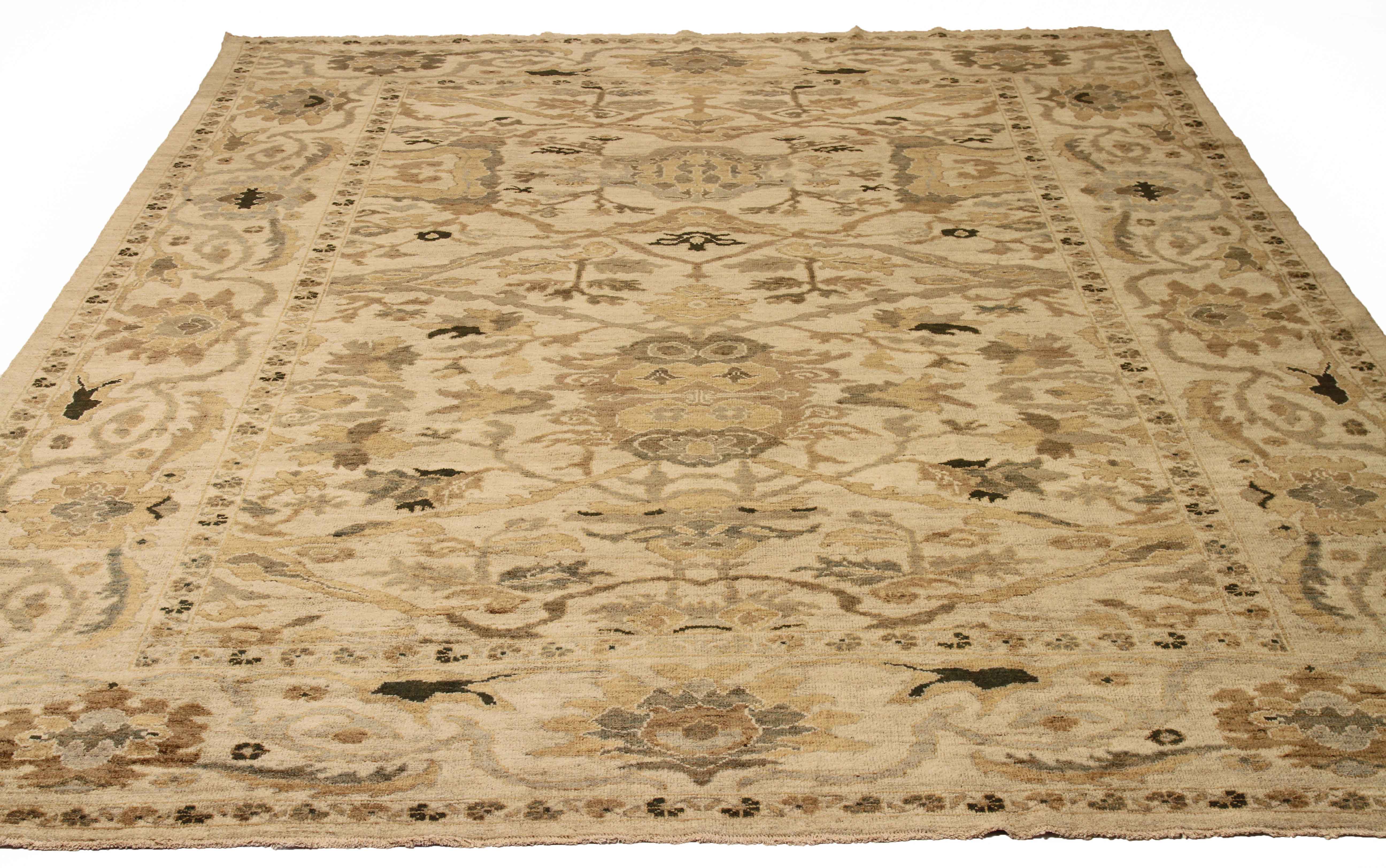 Thumbnail 10 for Turkey Sultanabad Transitional Rug 54013