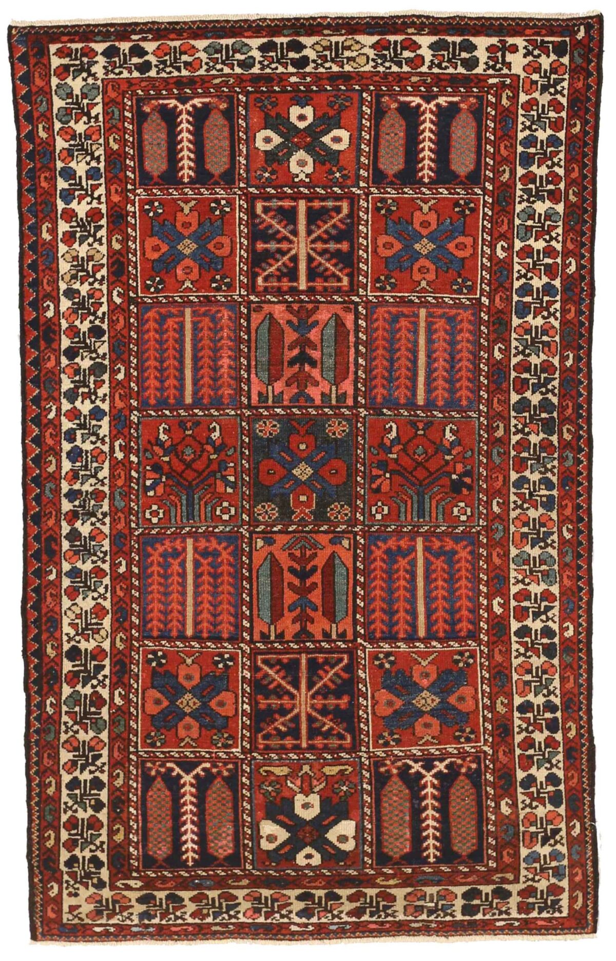 Thumbnail 15 for Antique Persian Bakhtiar Traditional Rug 53971