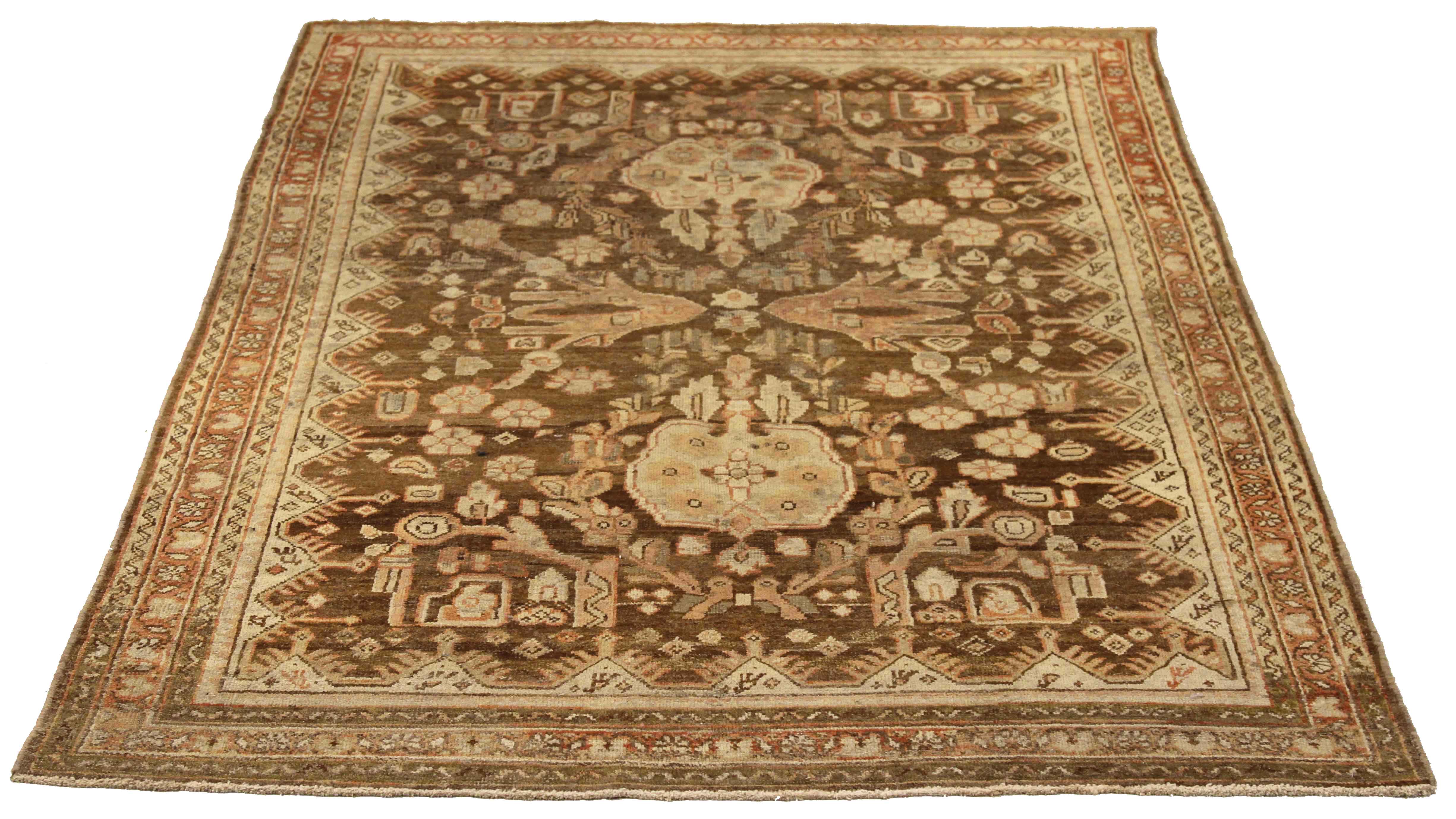 Thumbnail 9 for Antique Persian Malayer Transitional Rug 54047