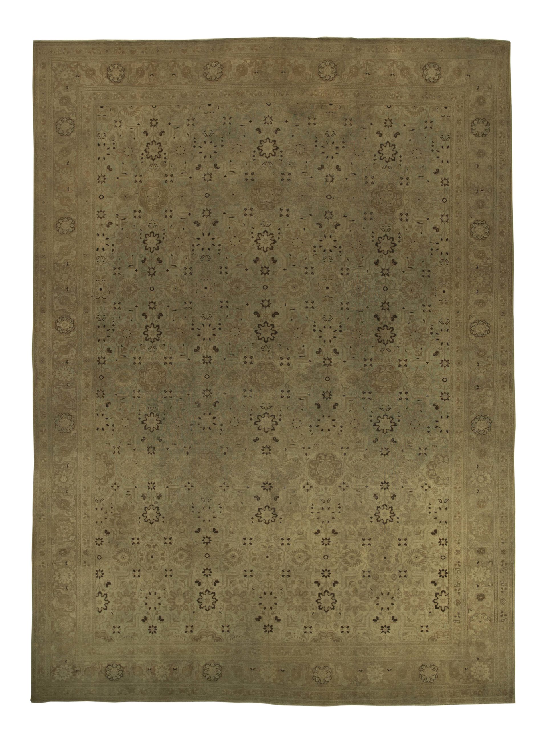 Thumbnail 5 for Antique Persian Tabriz Transitional Rug 53571