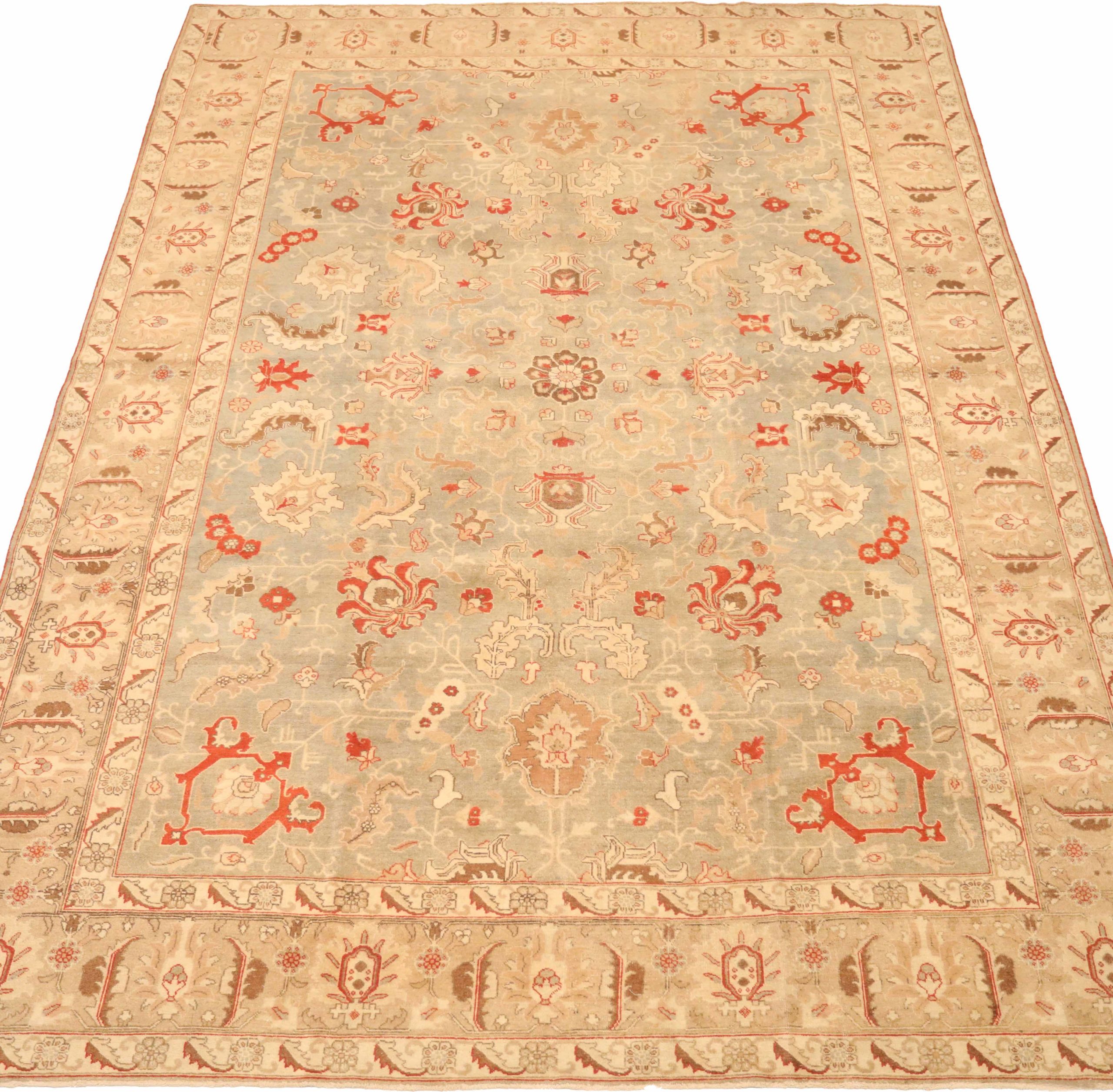 Thumbnail 3 for Antique Persian Tabriz Transitional Rug 53943