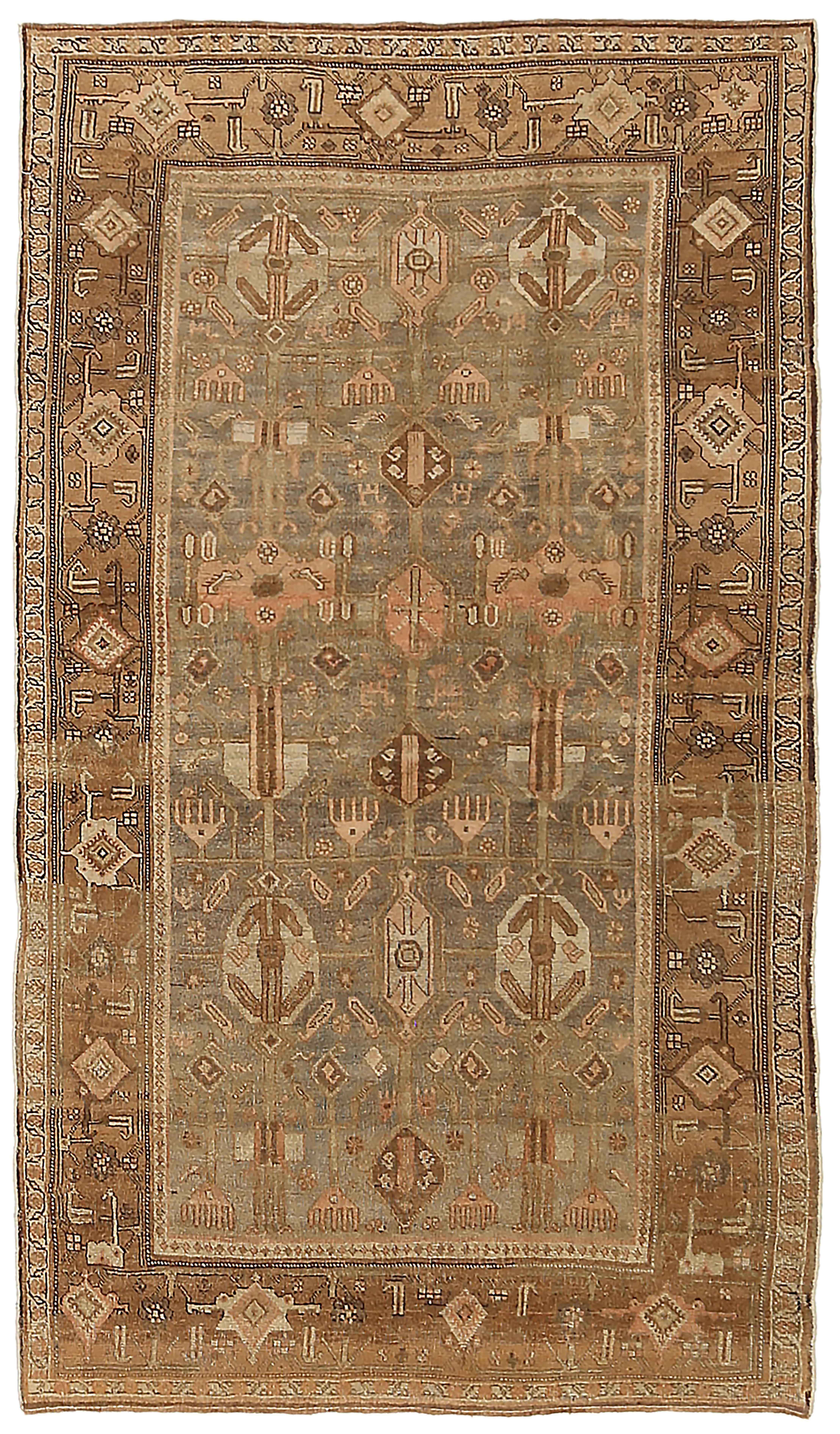 Thumbnail 2 for Antique Persian Bijar Transitional Rug 53981