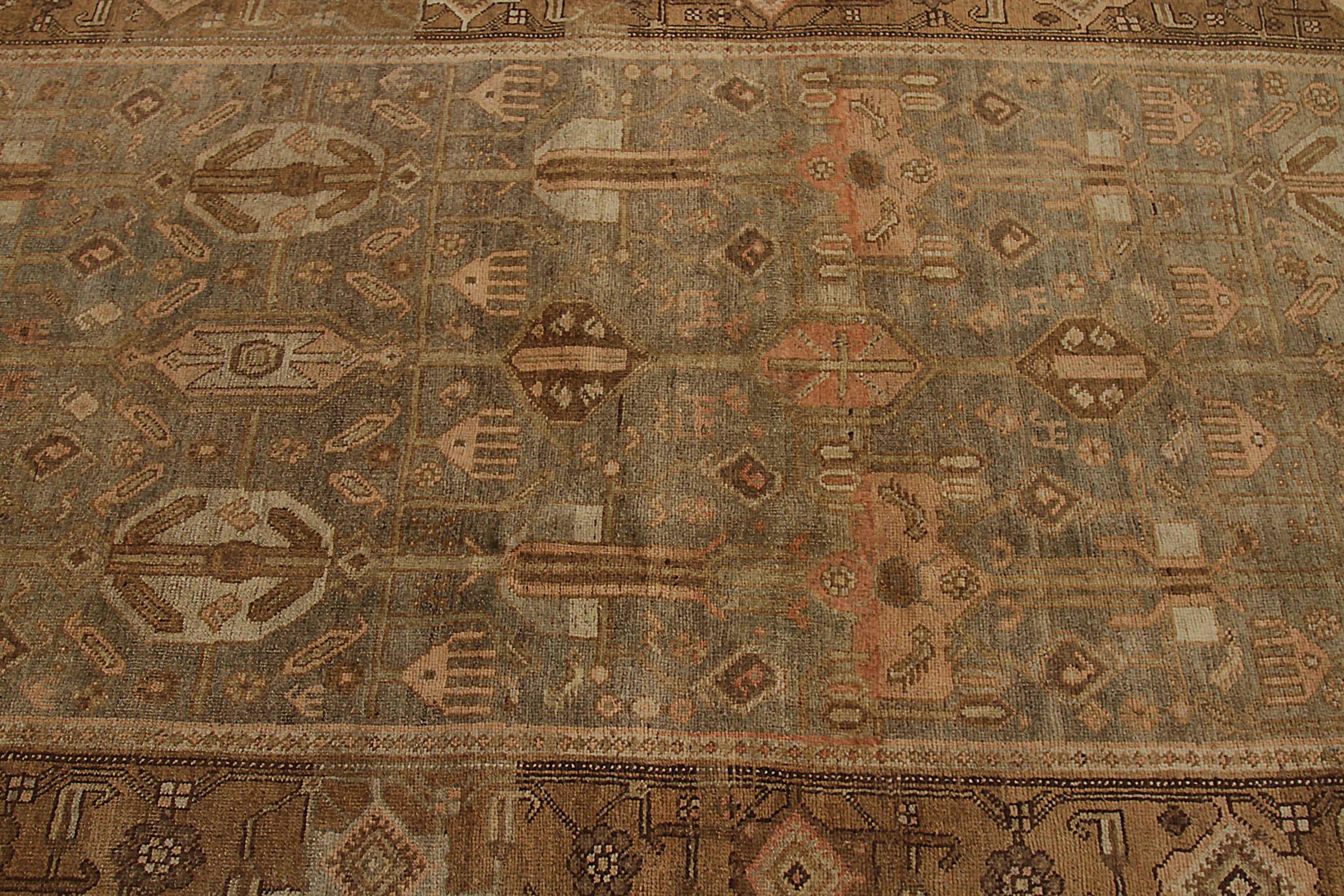 Thumbnail 3 for Antique Persian Bijar Transitional Rug 53981