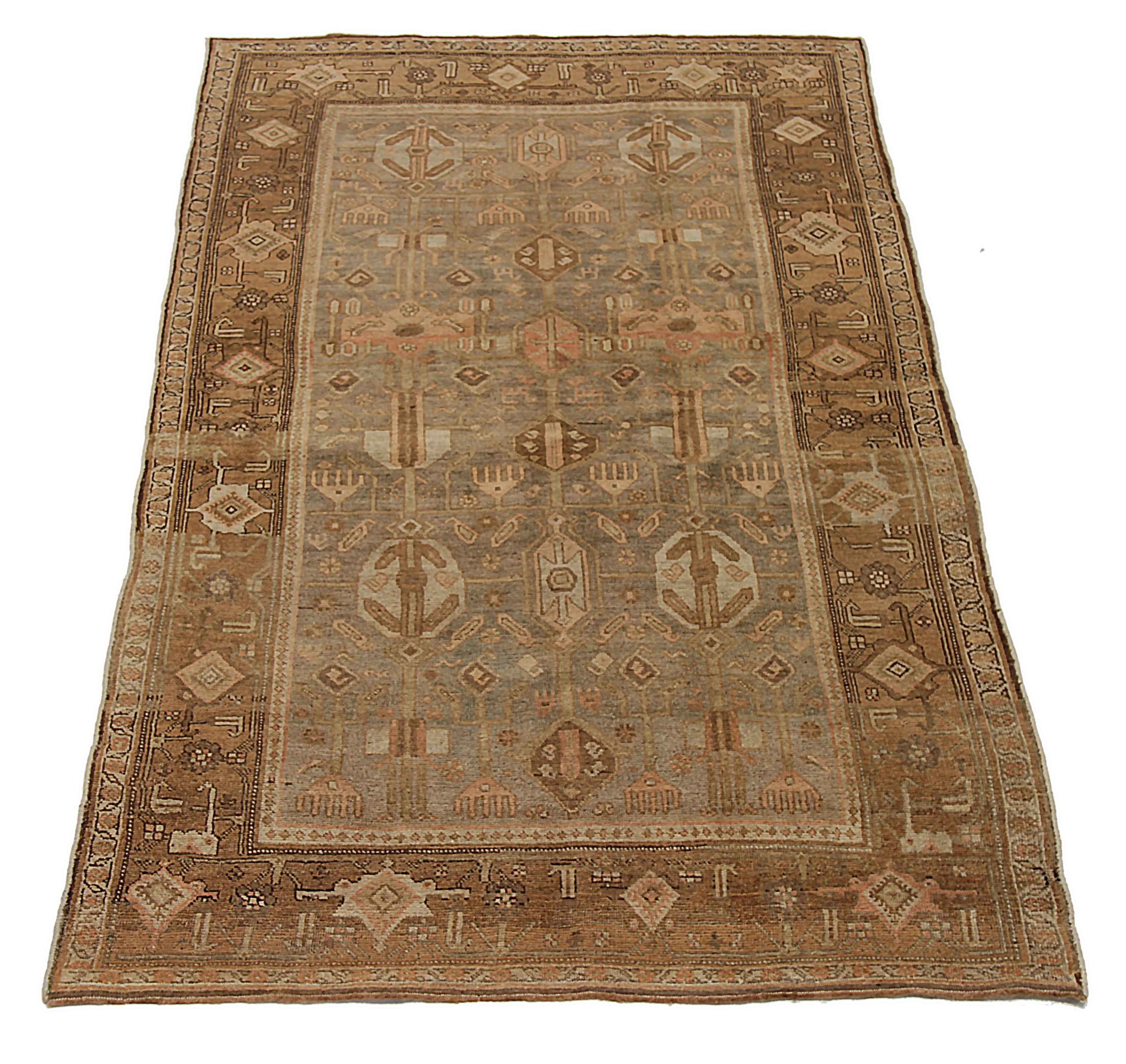 Thumbnail 12 for Antique Persian Bijar Transitional Rug 53981