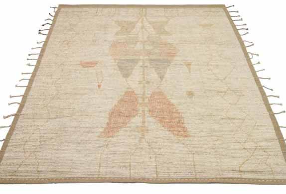 Thumbnail 10 for Afghanistan Moroccan Tribal Rug 92208