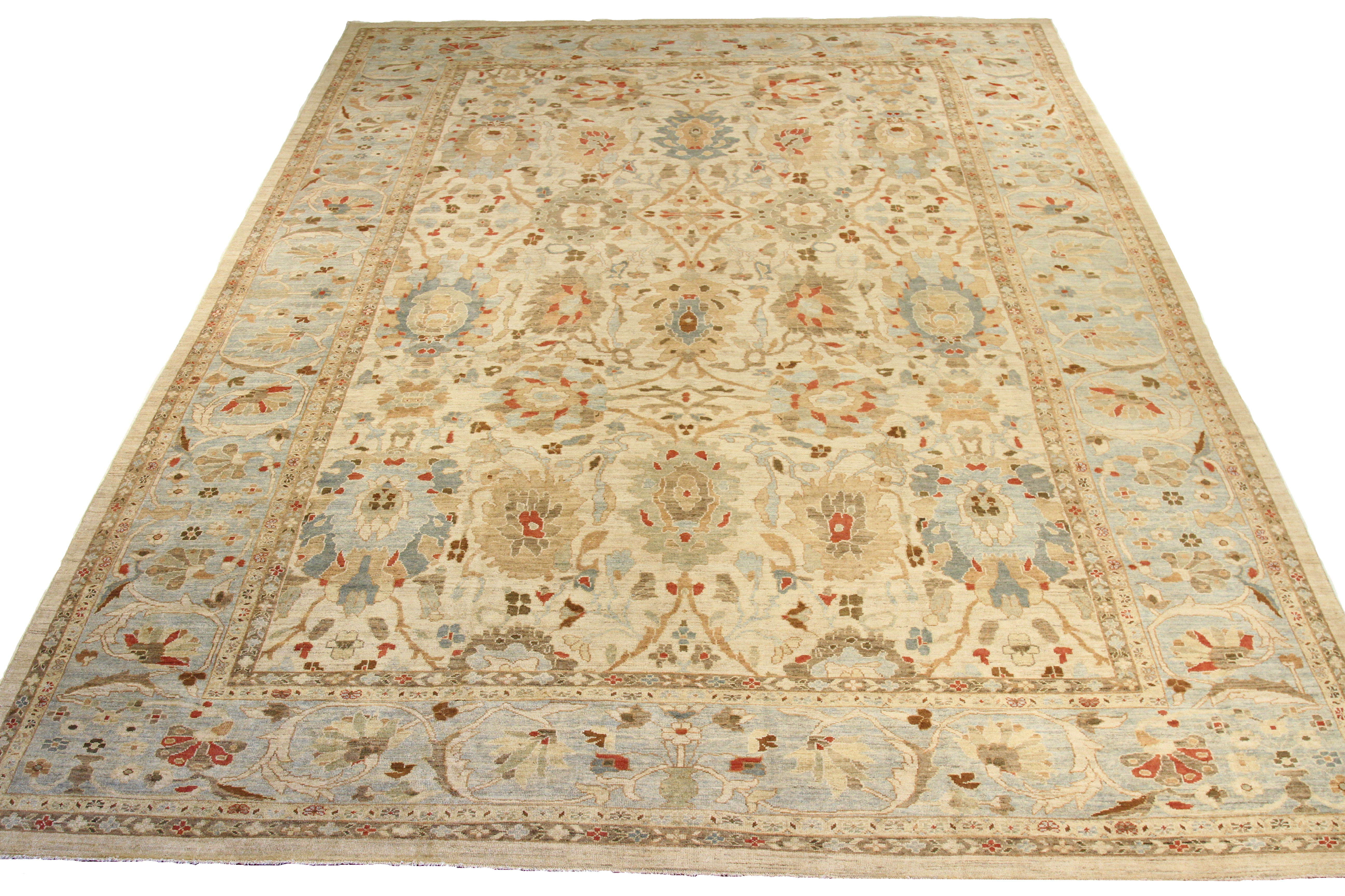 Thumbnail 2 for Antique Persian Sultanabad Traditional Rug 54117