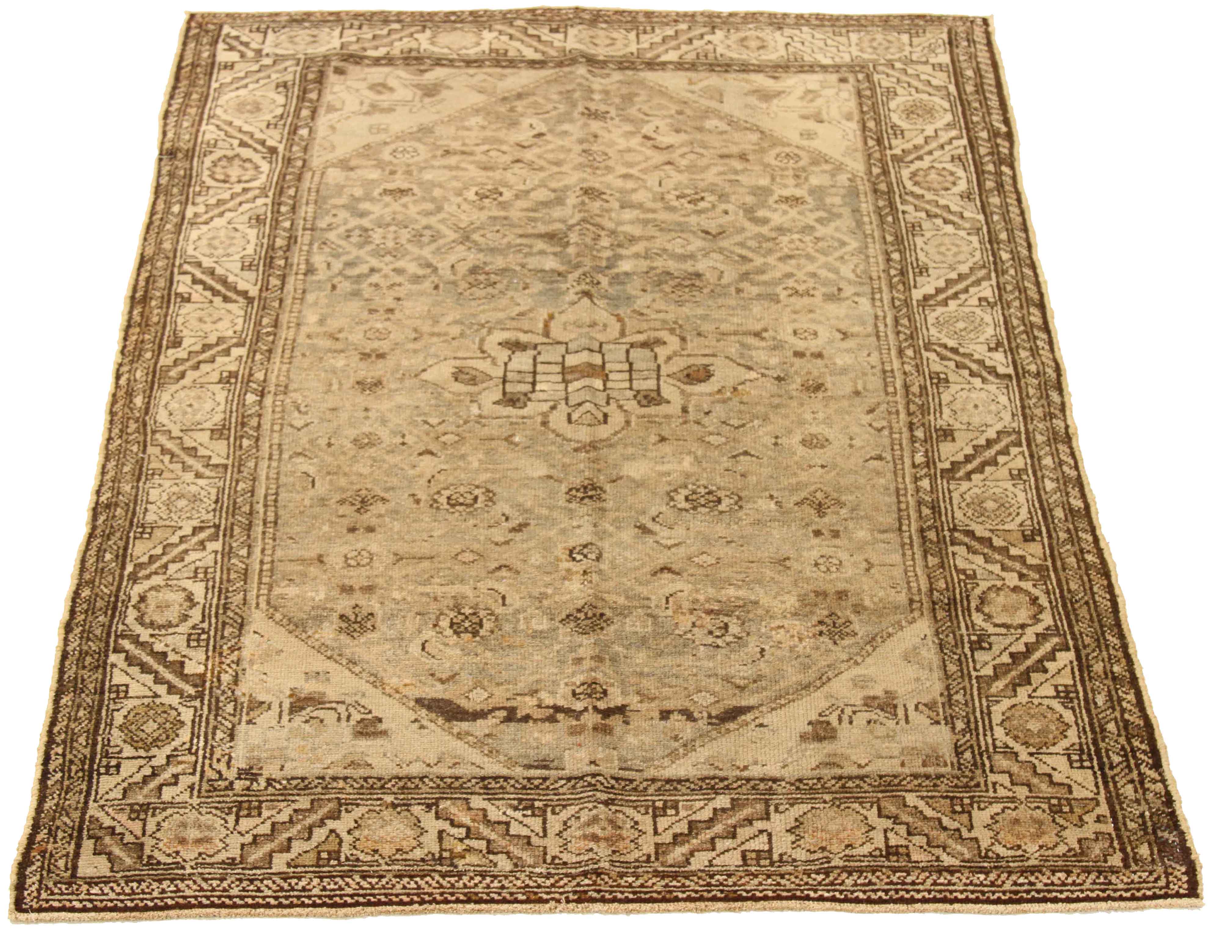 Thumbnail 10 for Antique Persian Malayer Transitional Rug 54123